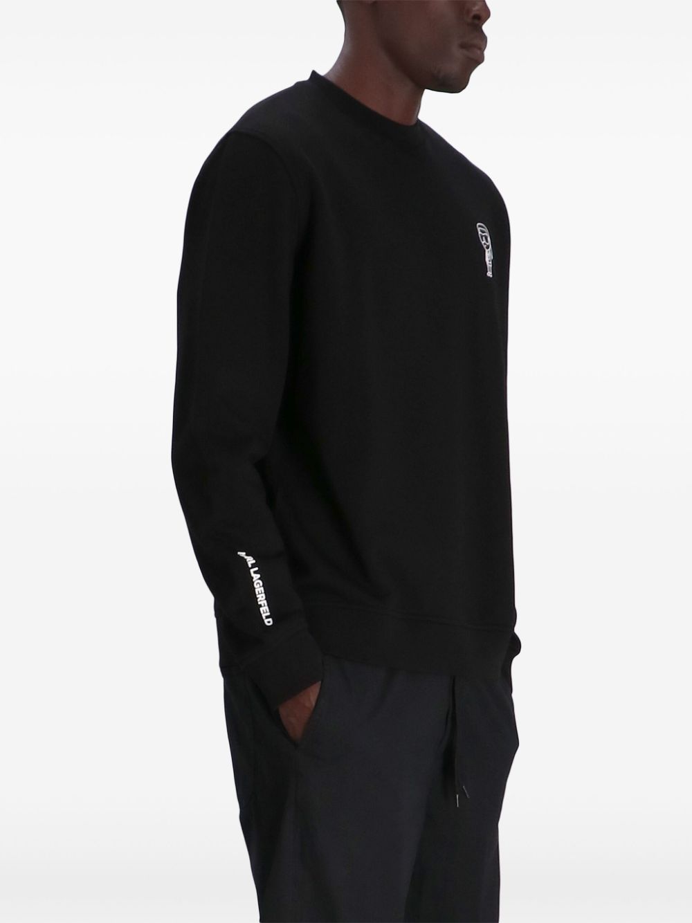 KARL LAGERFELD CREW-NECK SWEATSHIRT