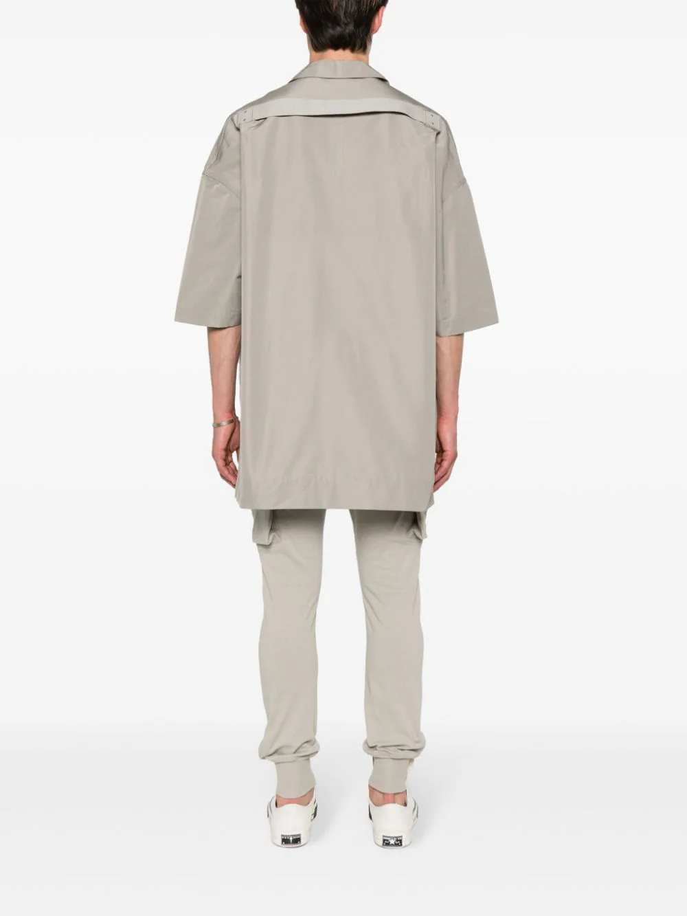 RICK OWENS STRAP-DETAIL SHIRT