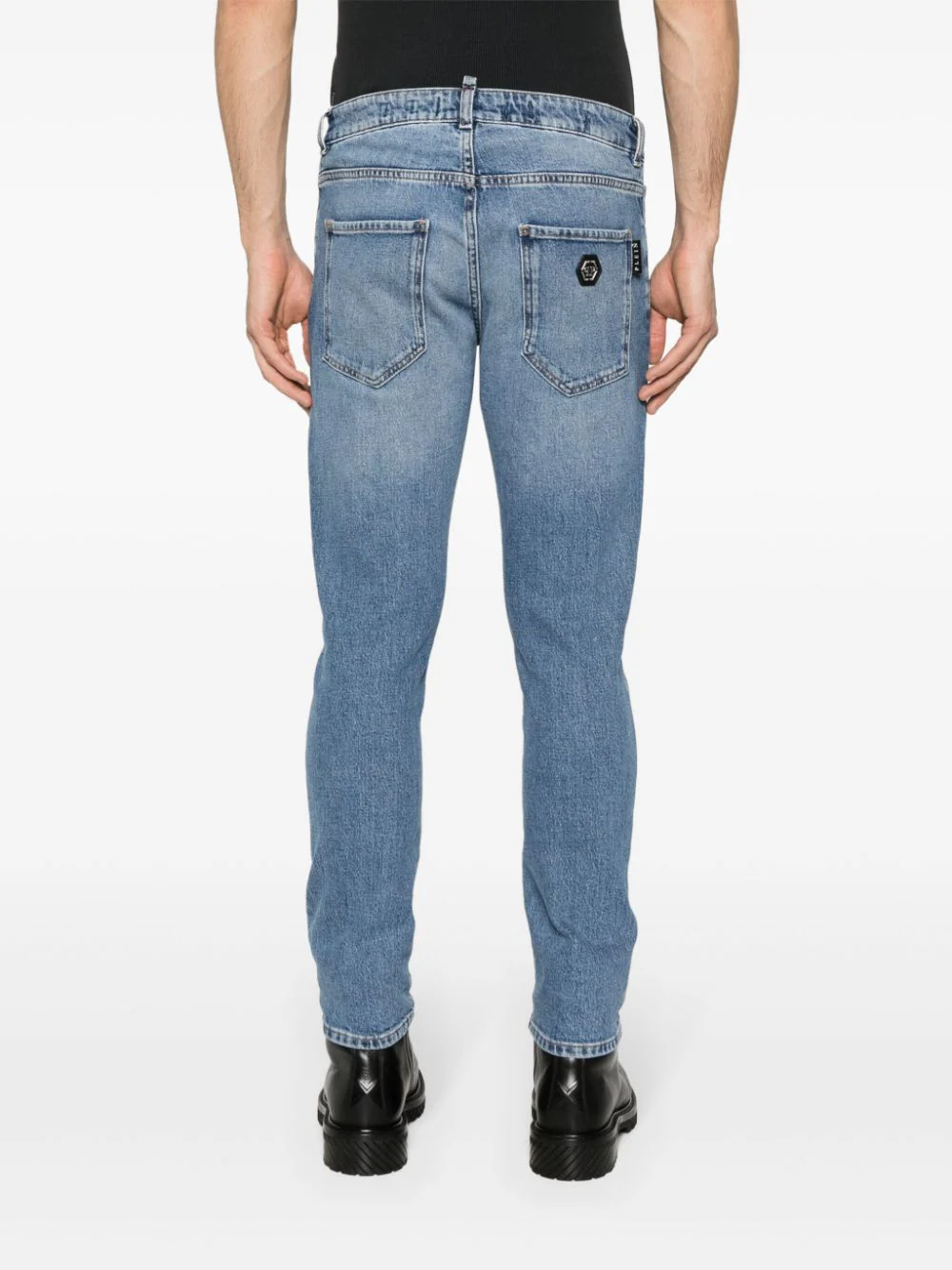 PHILIPP PLEIN MID-RISE SKINNY JEANS