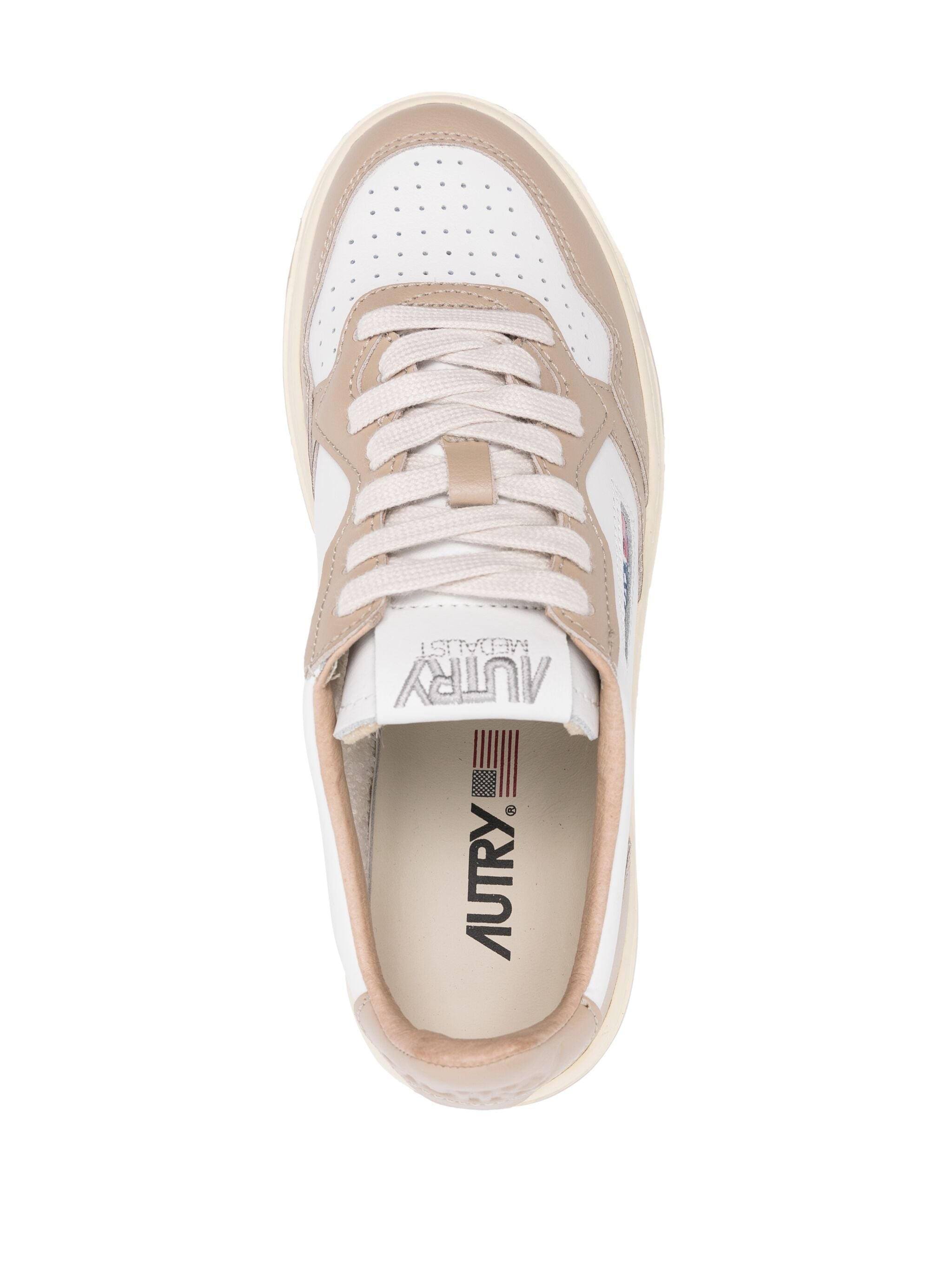 AUTRY MEDALIST LEATHER SNEAKERS