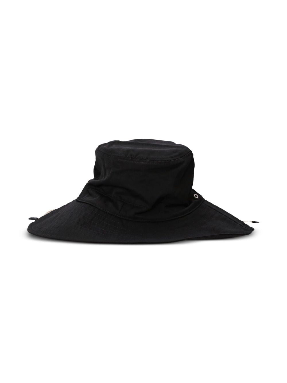 KARL LAGERFELD LOGO-EMBROIDERED BUCKET HAT