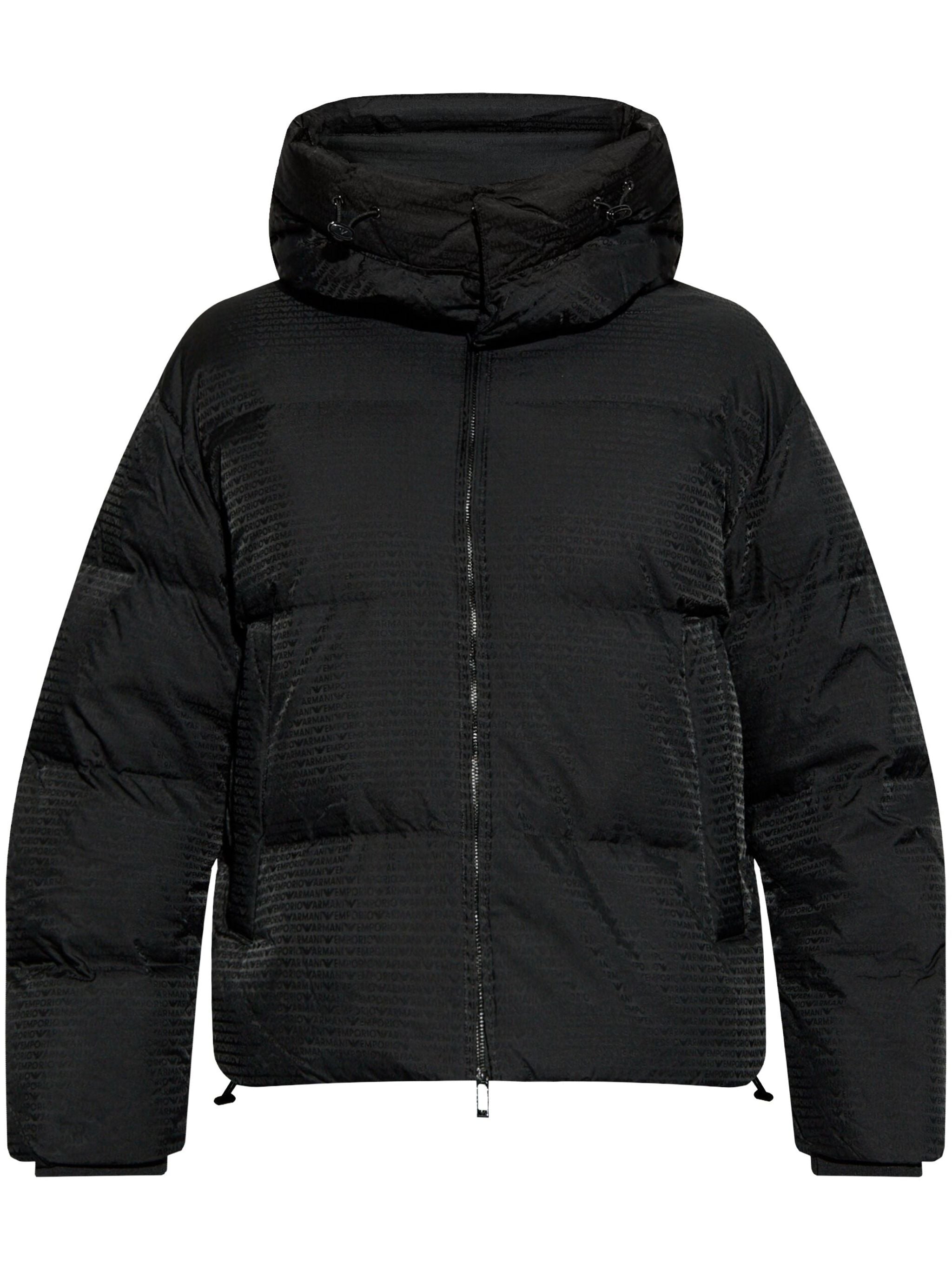 EMPORIO ARMANI MONOGRAM PADDED JACKET