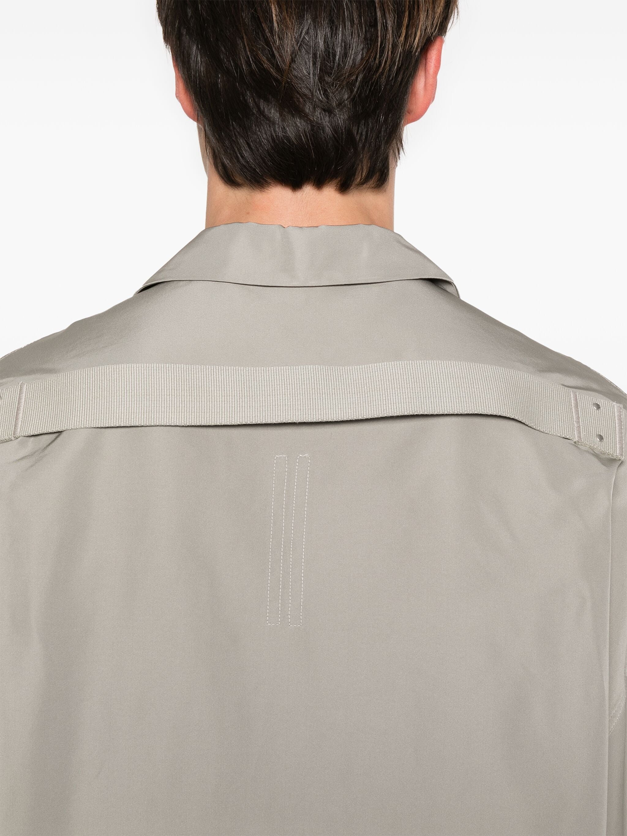 RICK OWENS STRAP-DETAIL SHIRT