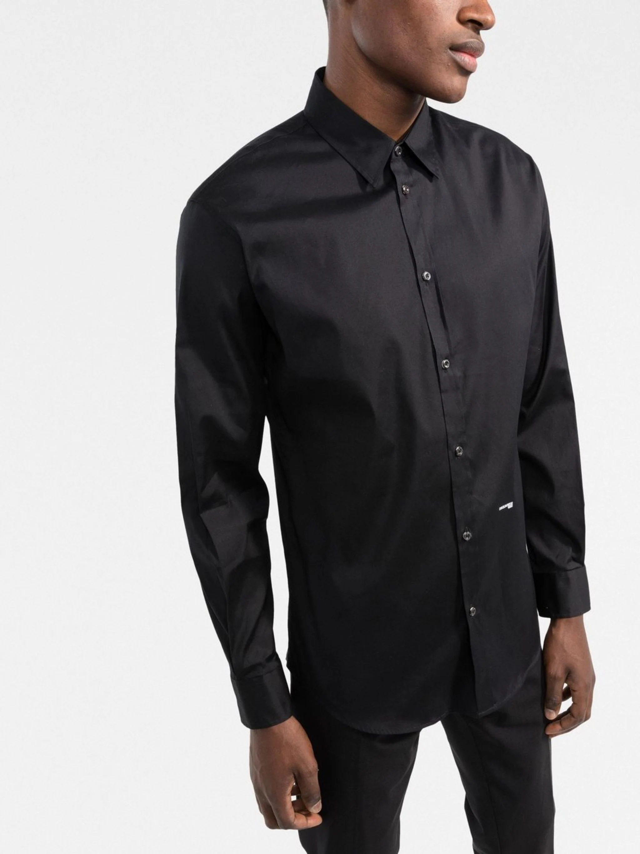 DSQUARED2 CLASSIC-COLLAR POPLIN SHIRT