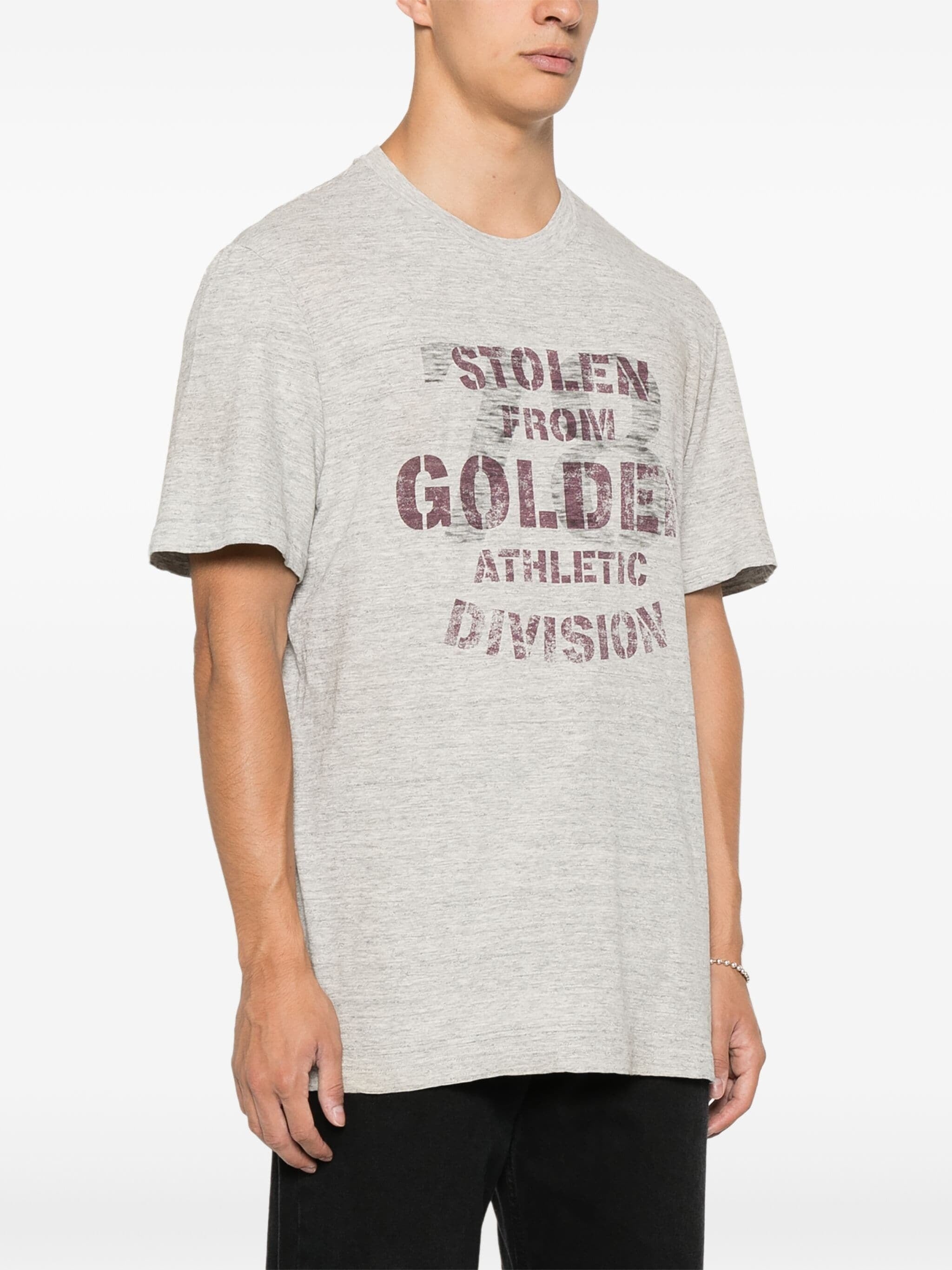 GOLDEN GOOSE LOGO-PRINT COTTON T-SHIRT