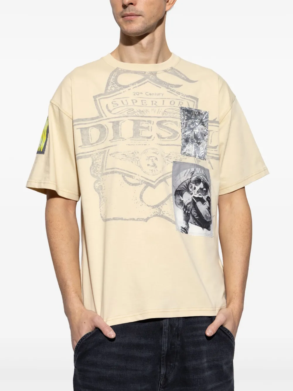 CAMISETA DIESEL T-BOXT SLITS-R8