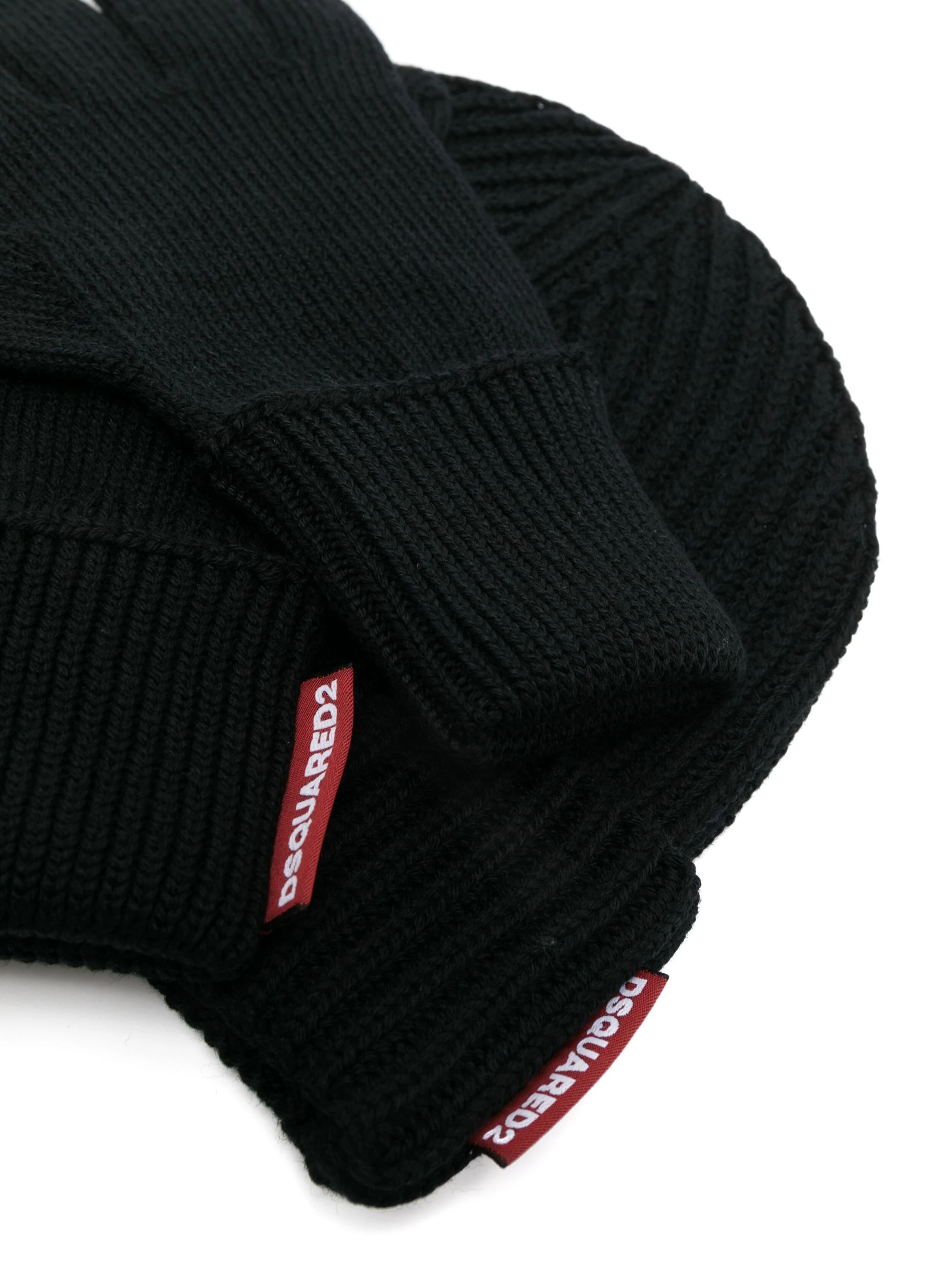 DSQUARED2 SET-OF-TWO WOOL BEANIE