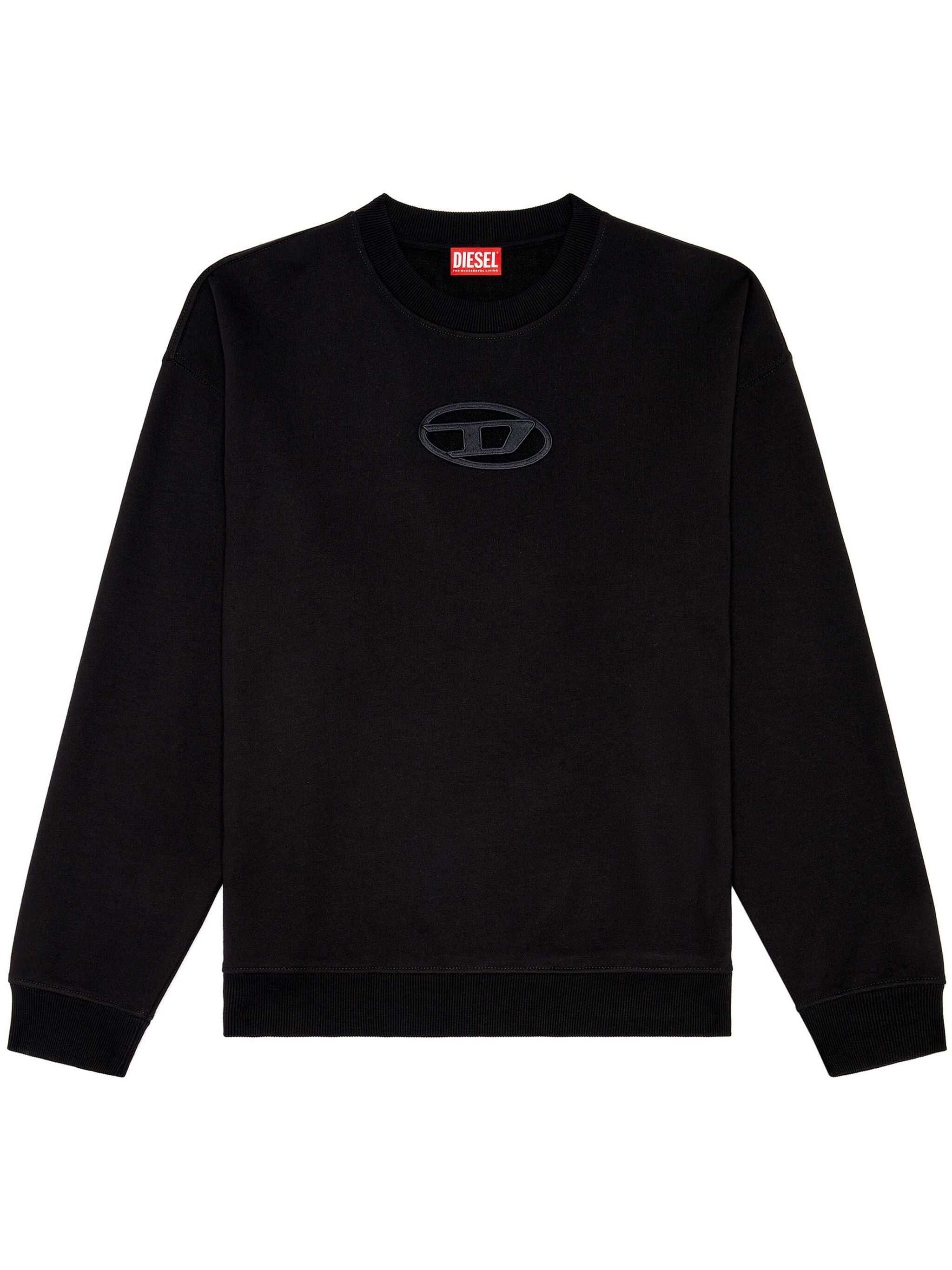 DIESEL LOGO CUT-OUT SWEATSHIRT