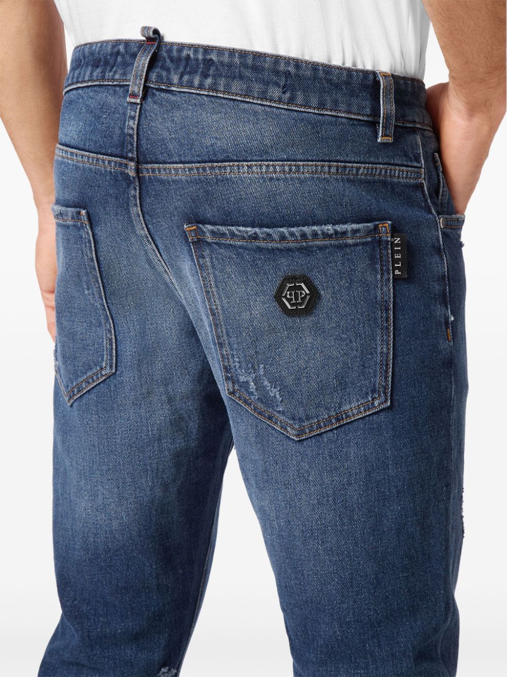 PHILIPP PLEIN SKINNY FIT JEANS