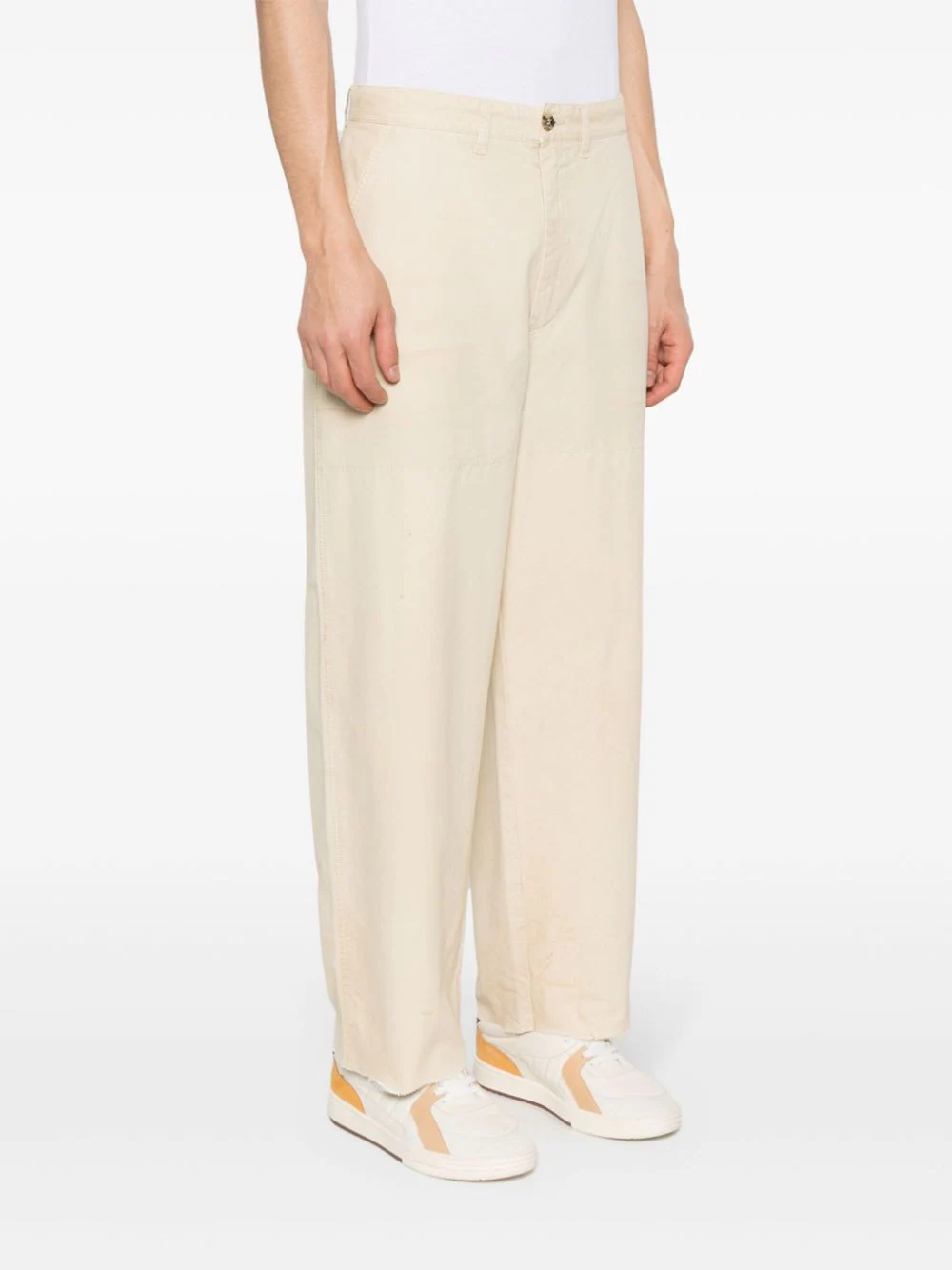 GOLDEN GOOSE TAPERED-LEG COTTON TROUSERS