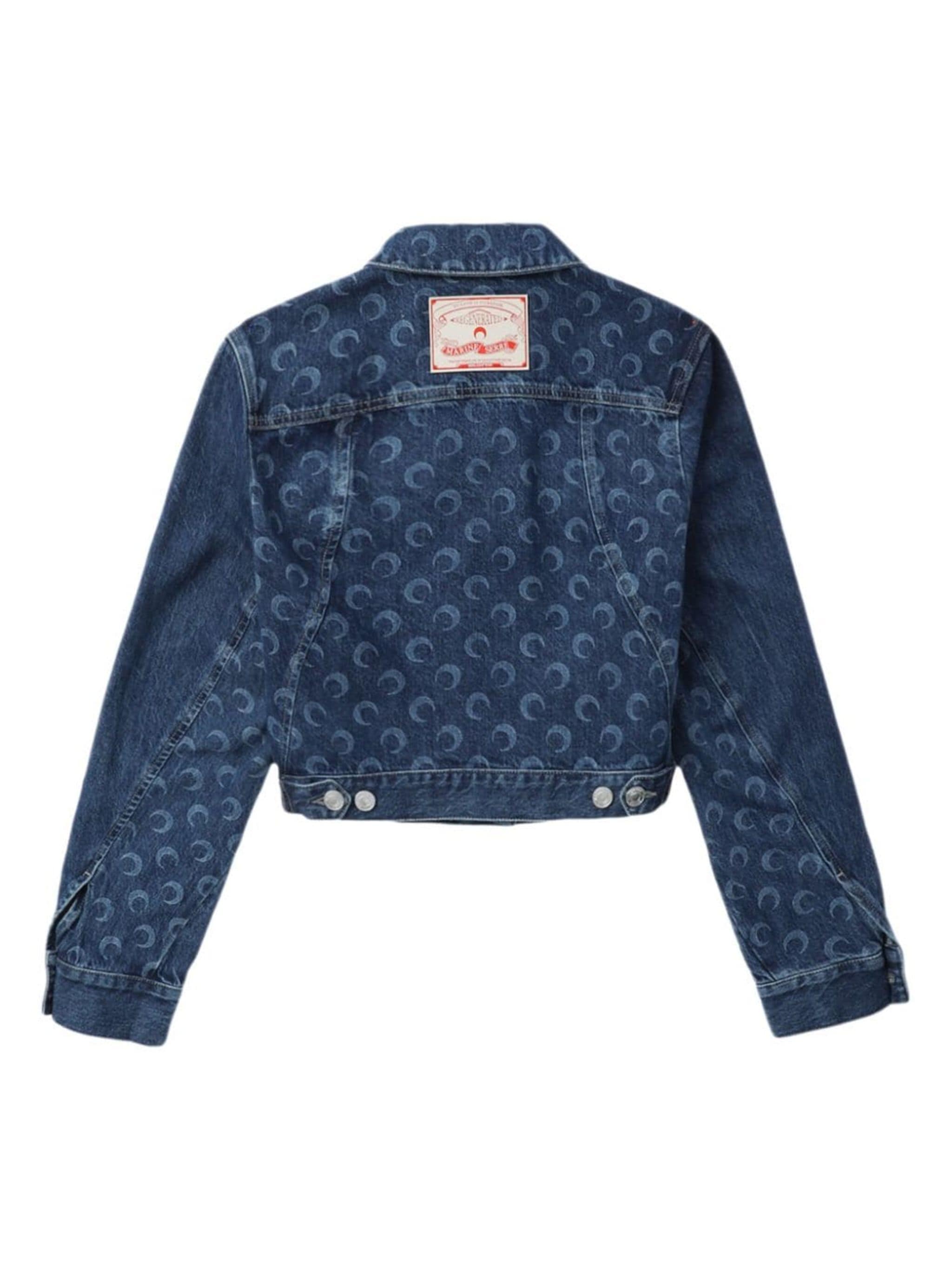 MARINE SERRE DEADSTOCK MOONOGRAM DENIM JACKET