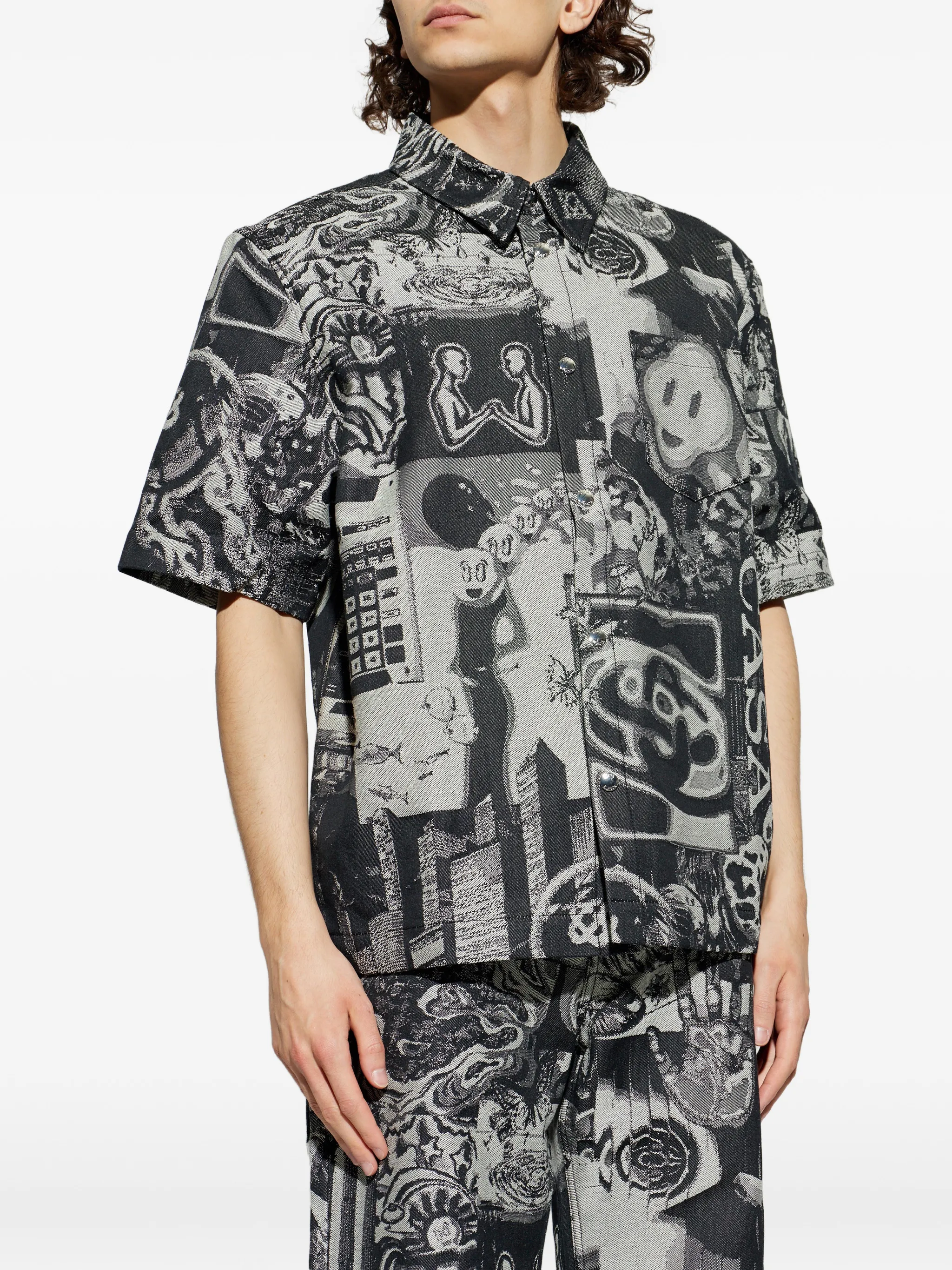 CAMISA CASABLANCA ESTAMPADA