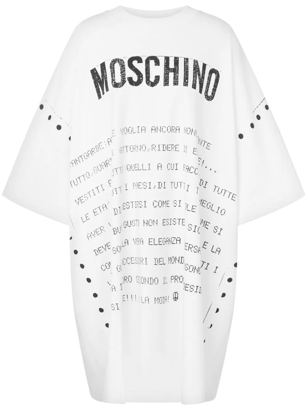 VESTIDO MOSCHINO LOGO