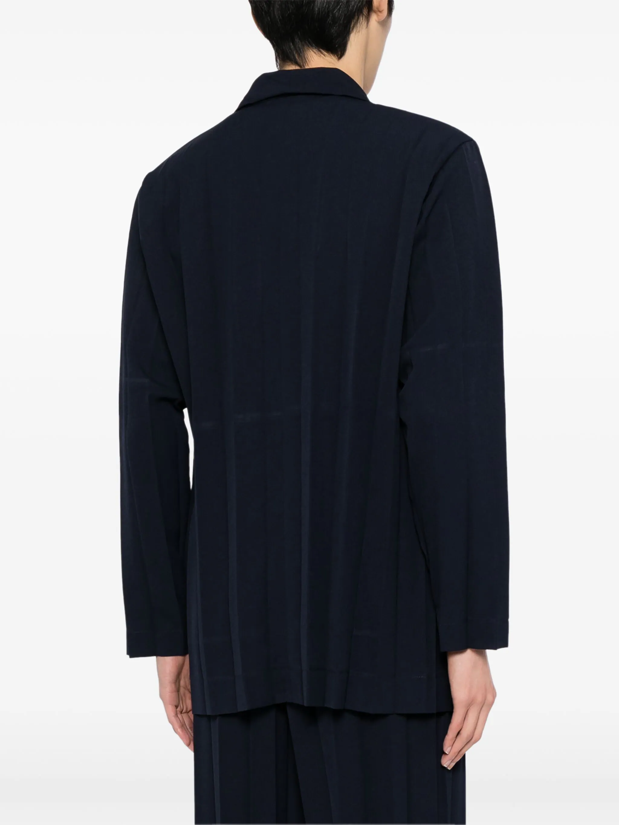 HOMME PLISSÉ ISSEY MIYAKE EDGE ENSEMBLE PLEATED BLAZER