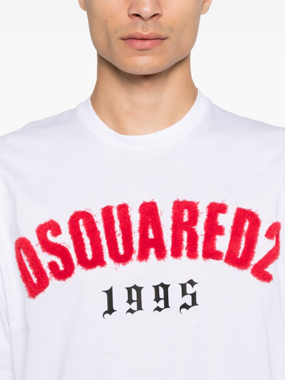 DSQUARED2 LOGO-APPLIQUÉ T-SHIRT