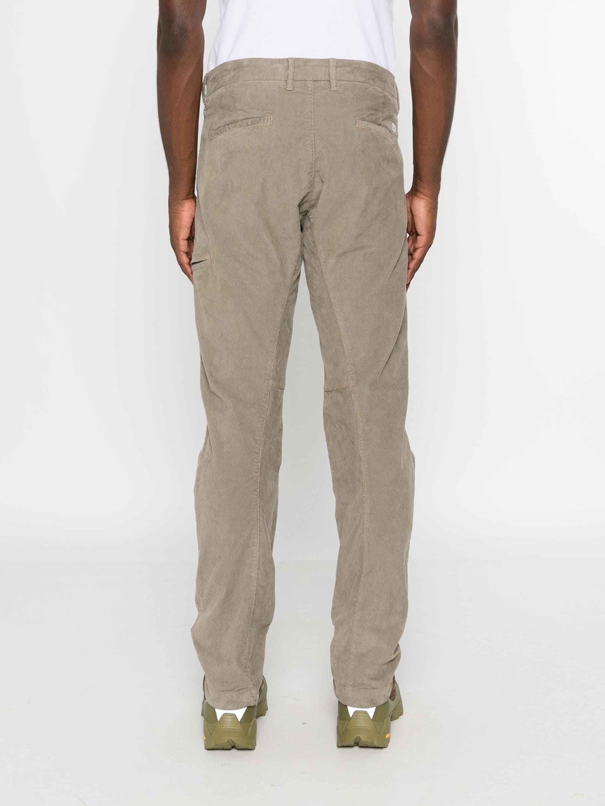 CP COMPANY TAPERED-LEG CORDUROY TROUSERS