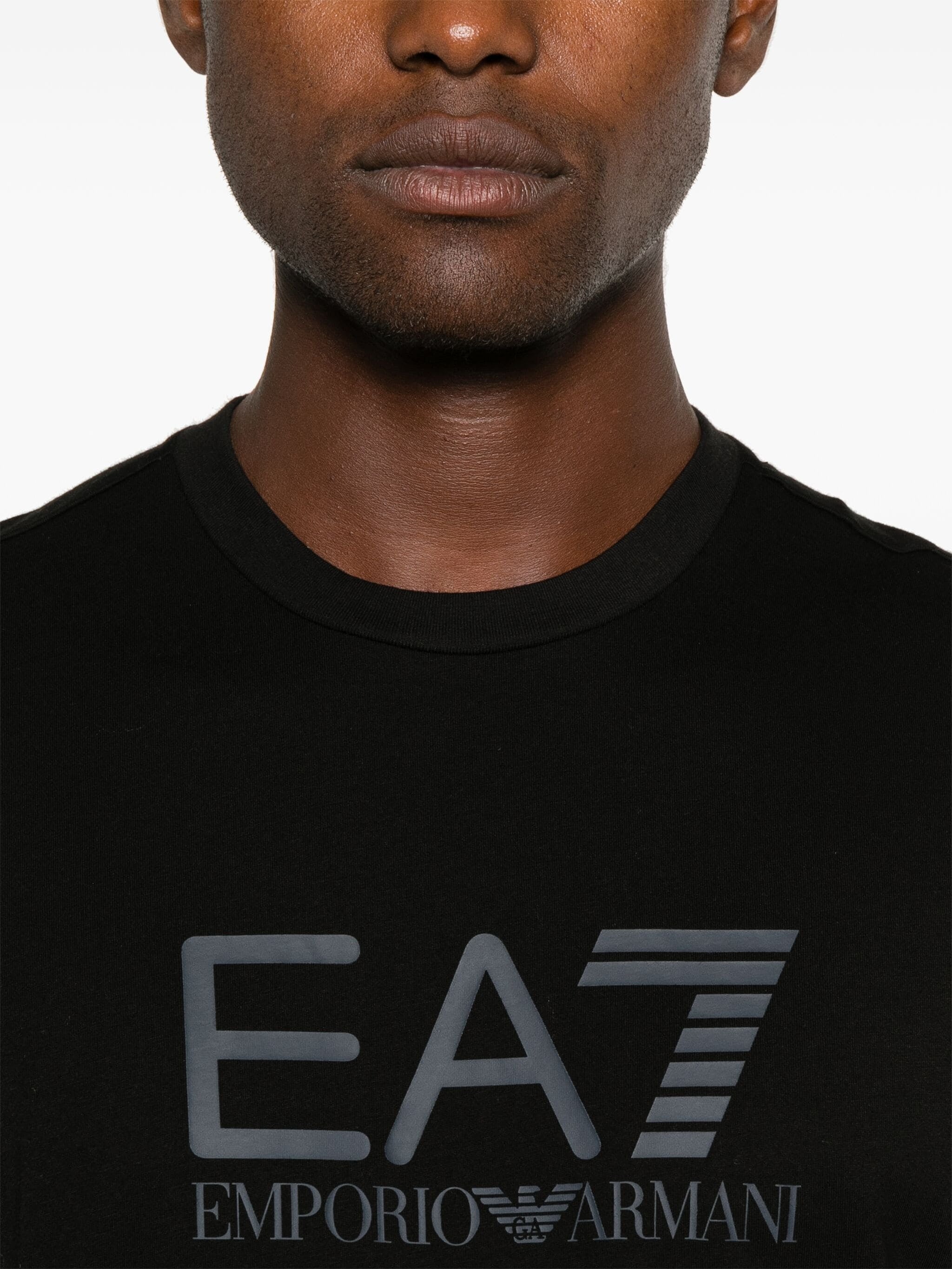 EA7 LOGO-PRINT T-SHIRT