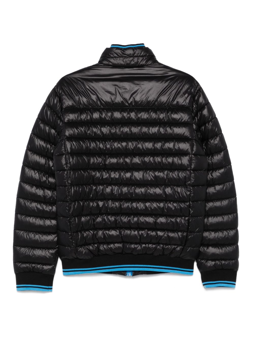 KARL LAGERFELD LOGO-PRINT PUFFER JACKET