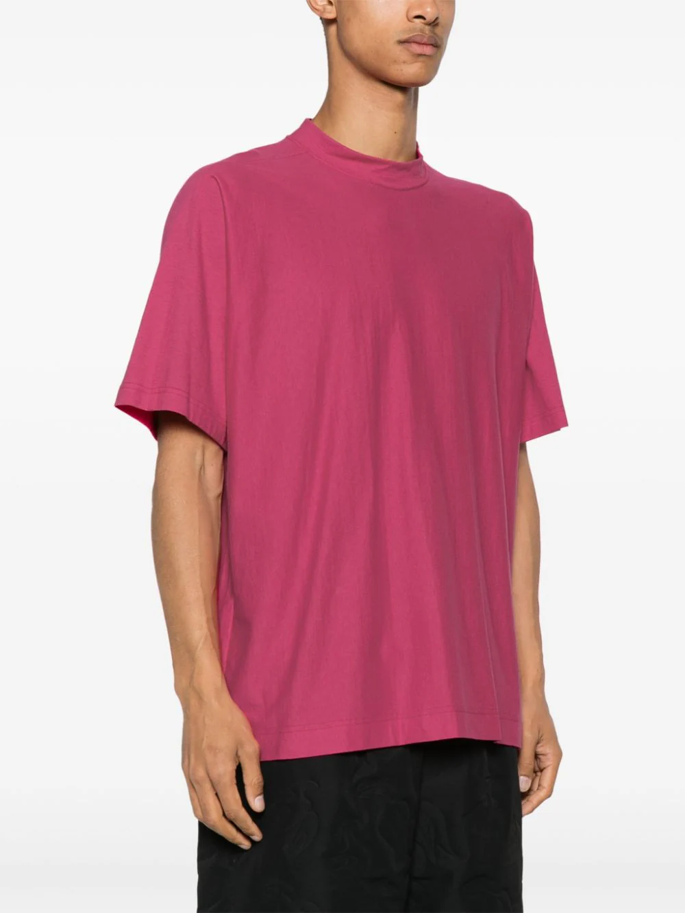 HOMME PLISSÉ ISSEY MIYAKE SHORT-SLEEVE COTTON T-SHIRT