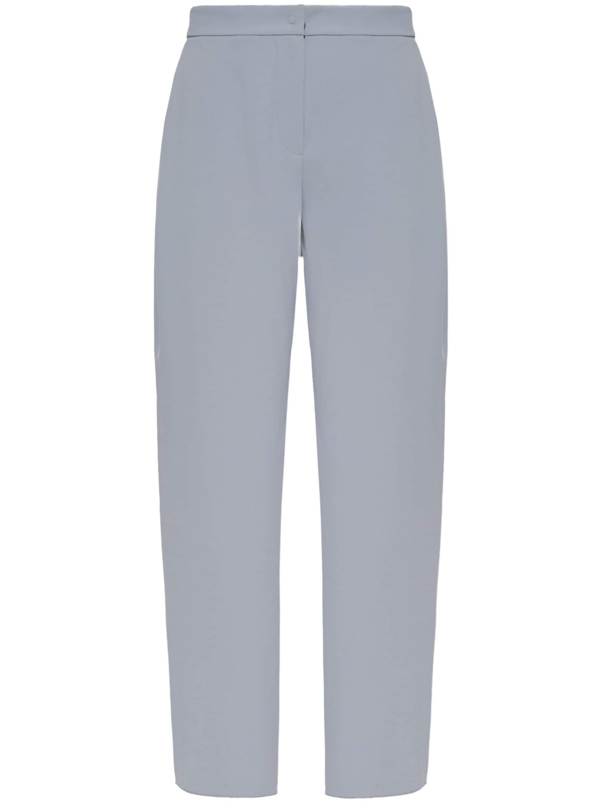 EMPORIO ARMANI SEMI-SHEER TAPERED TROUSERS