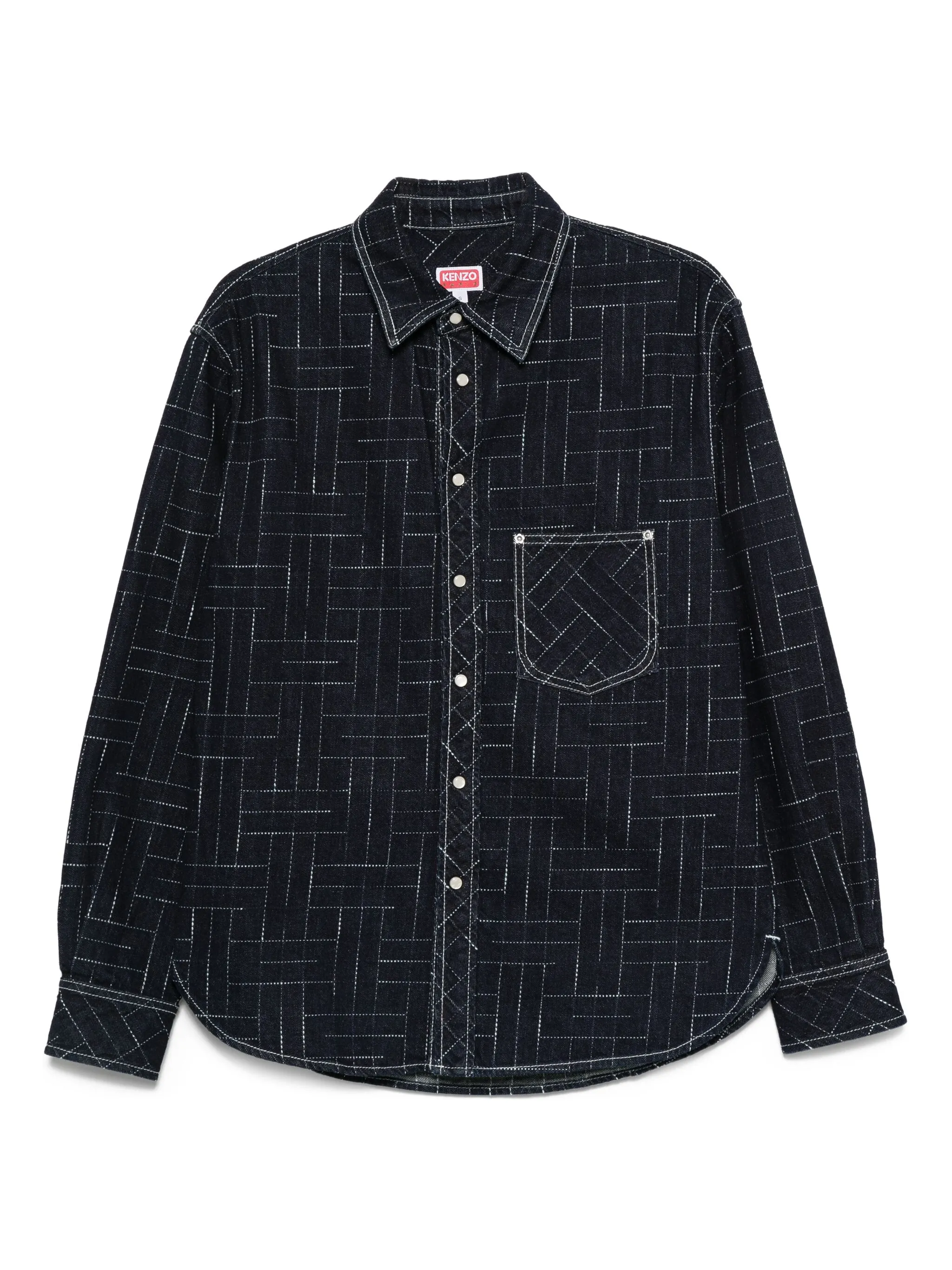 CAMISA KENZO GEOMETRIC