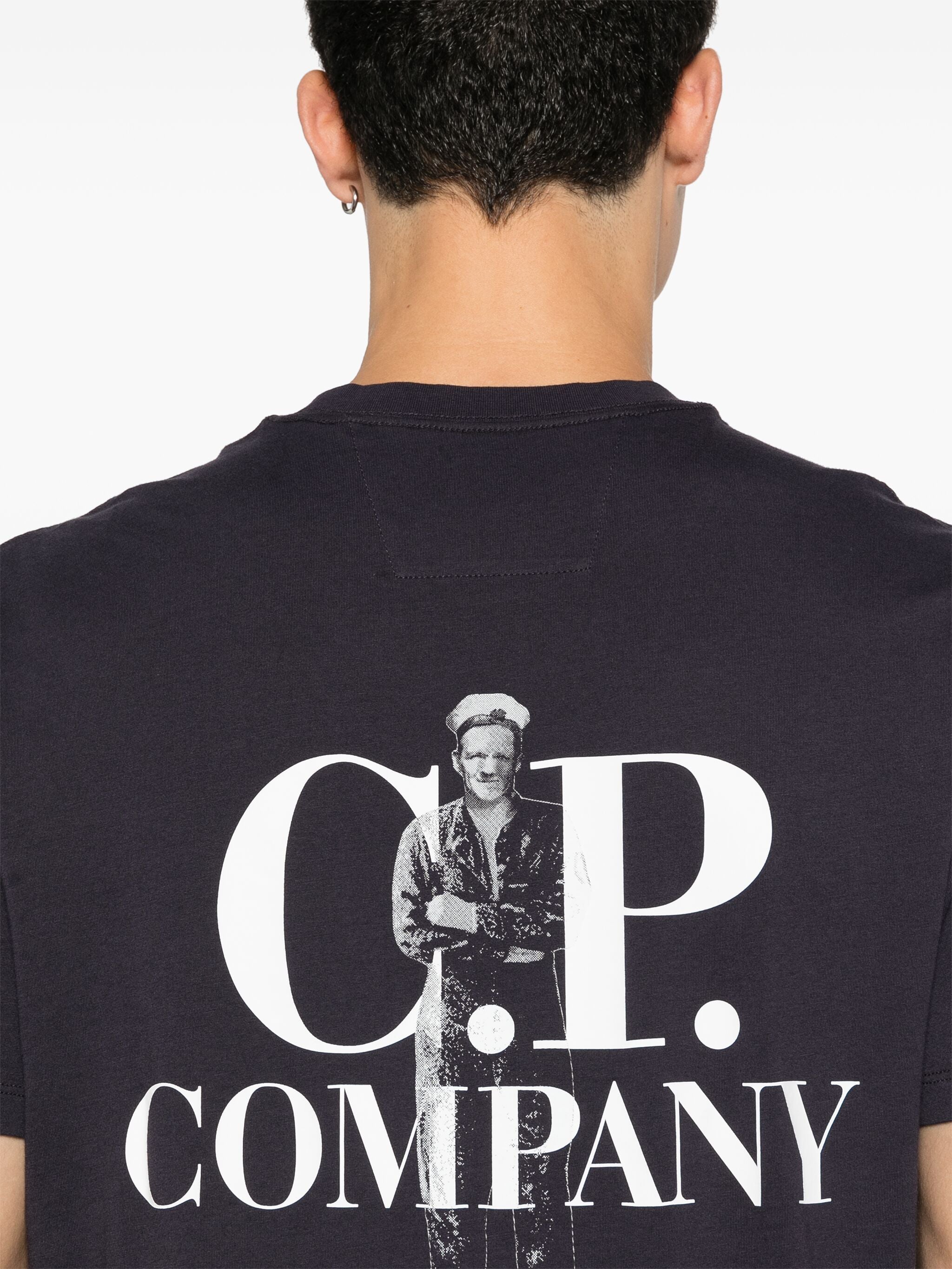 CP COMPANY LOGO-PRINT T-SHIRT