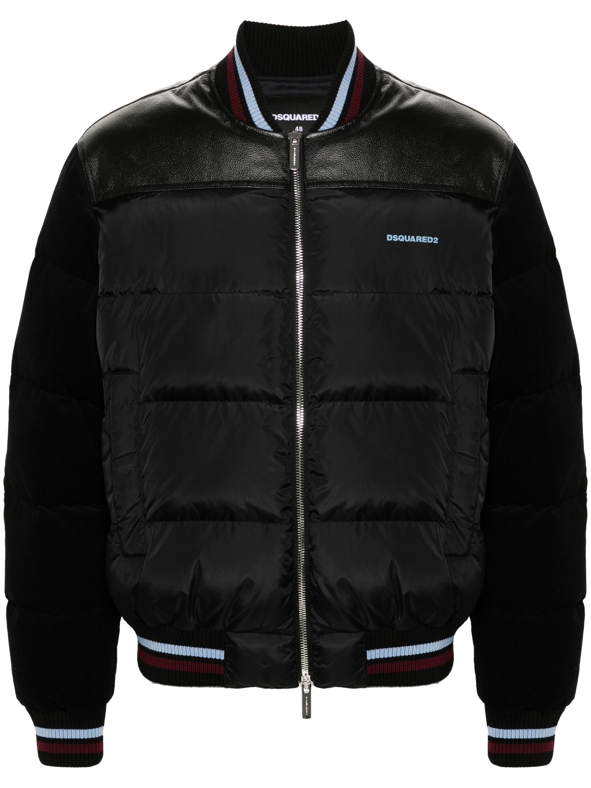 DSQUARED2 MIXED PUFFER BOMBER