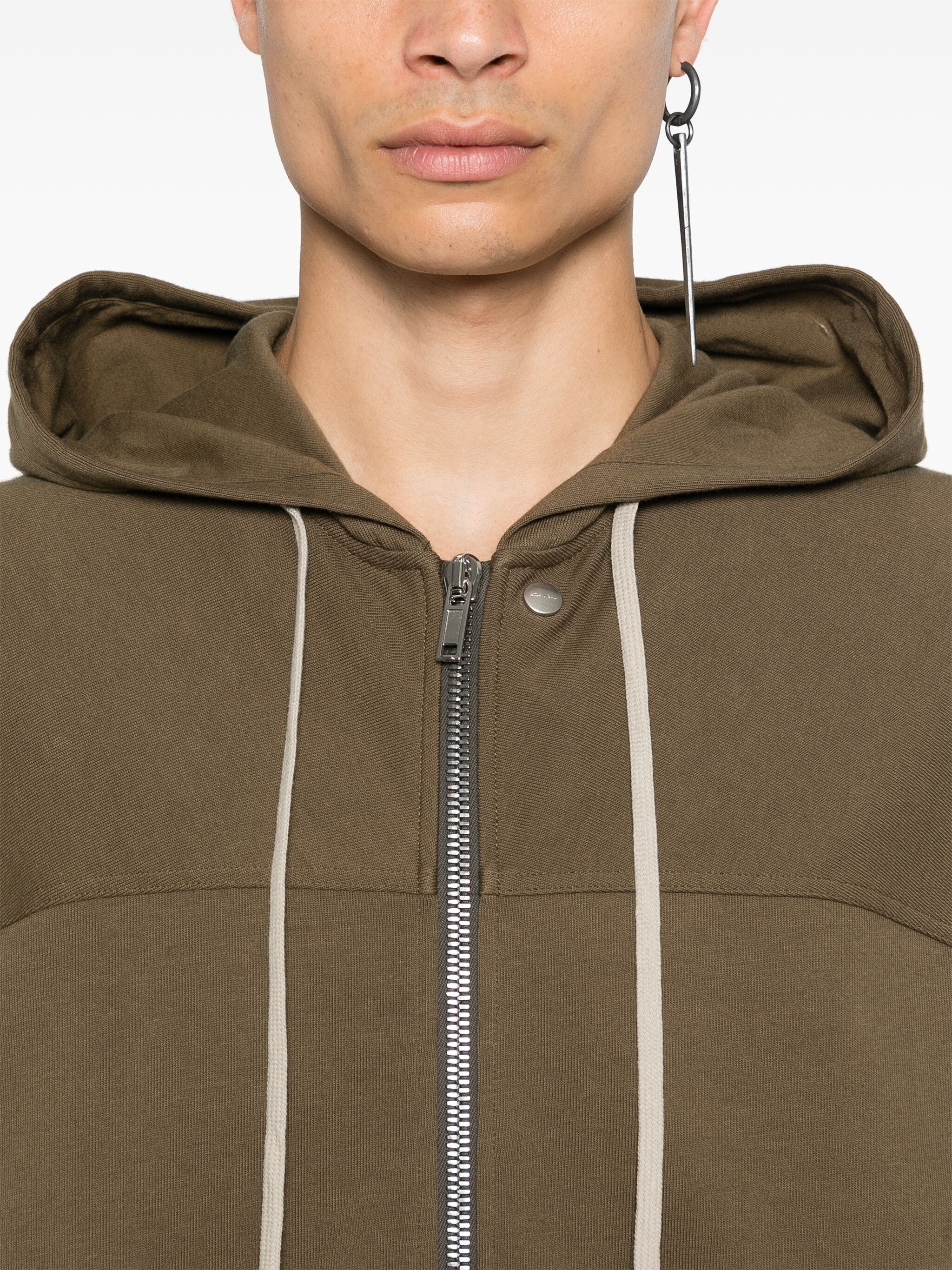 RICK OWENS WINDBREAKER JERSEY HOODIE