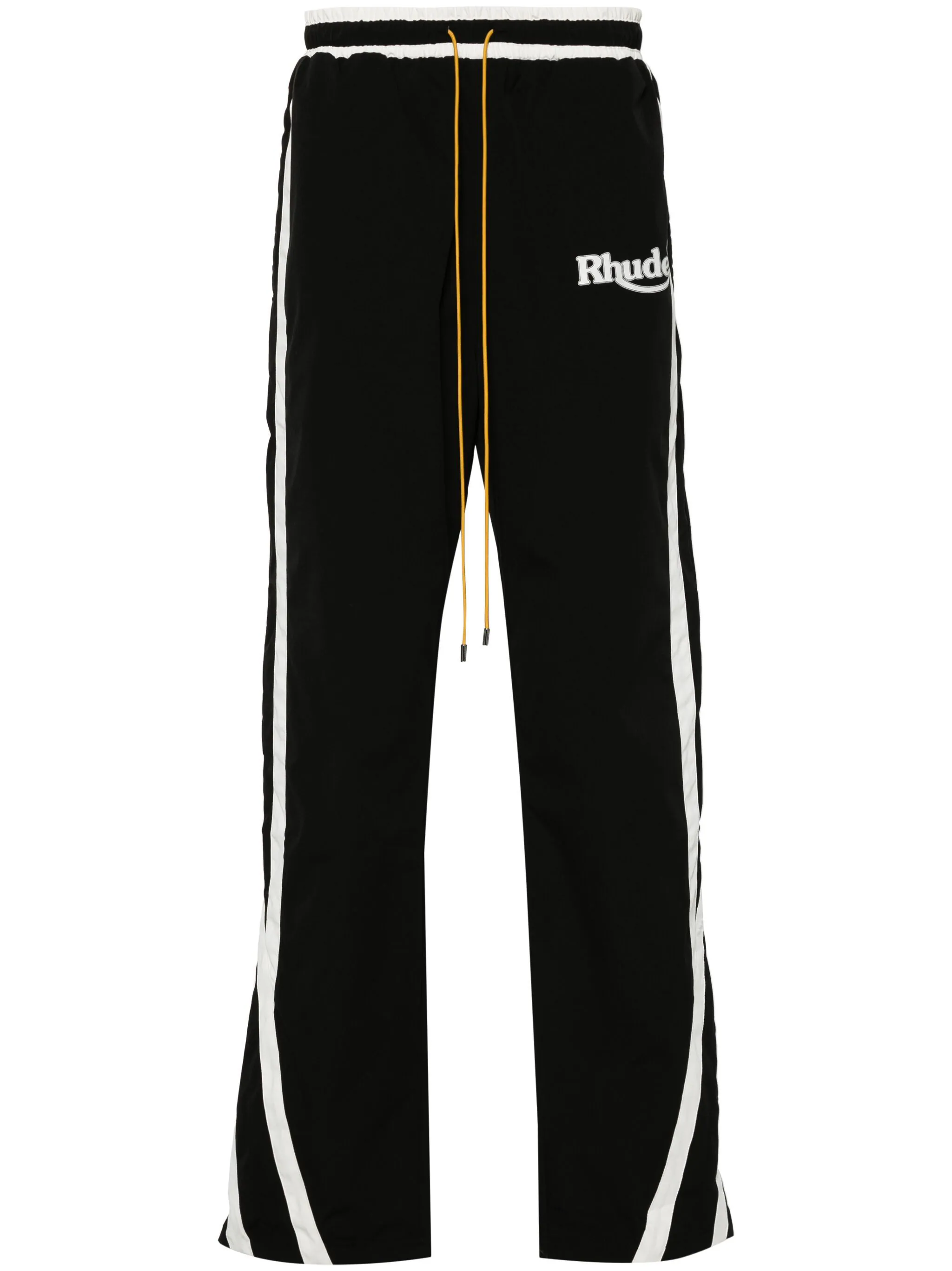 RHUDE LOGO-PRINT TRACK PANTS