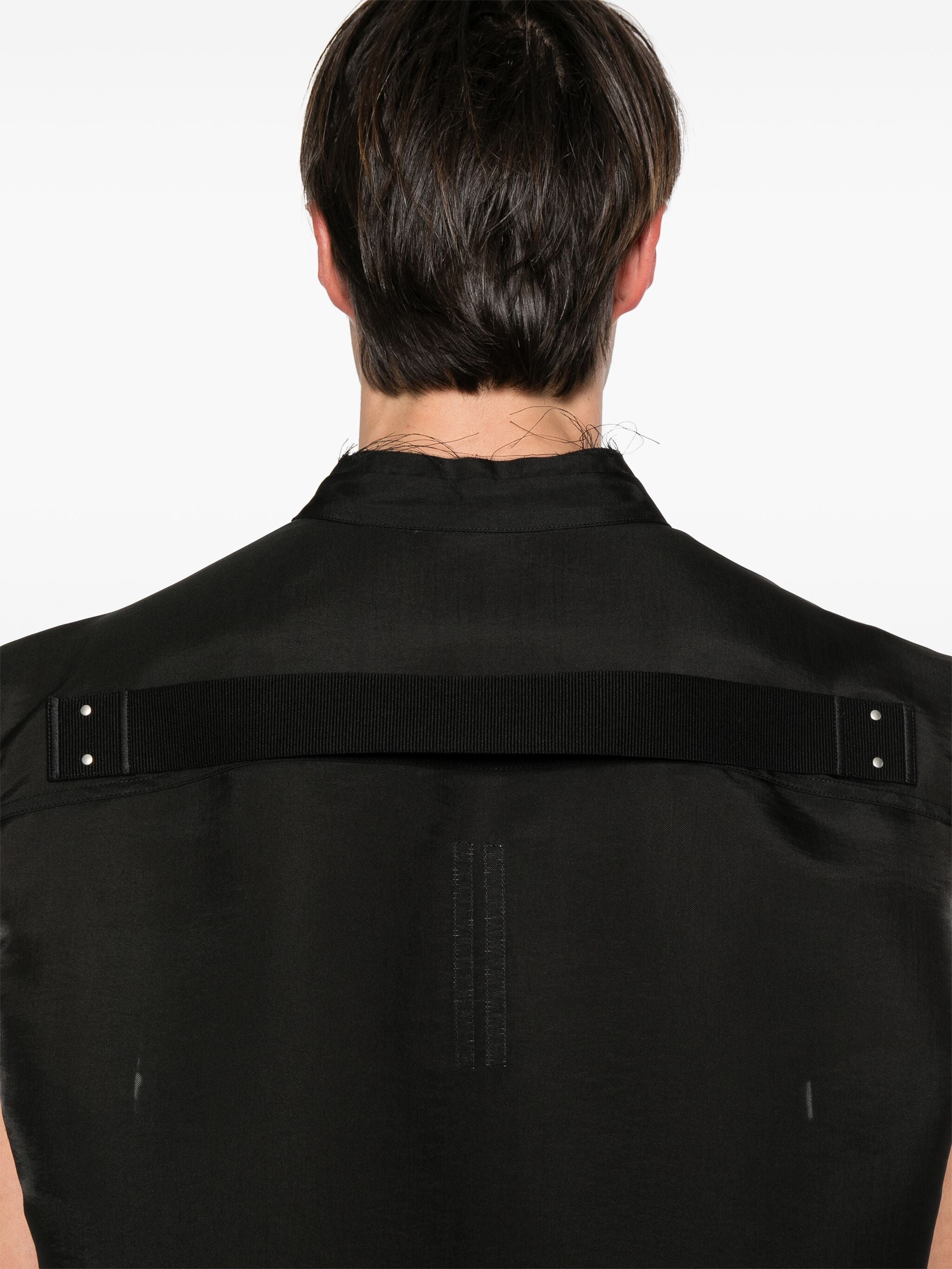 RICK OWENS RAW CUT-DETAILING VEST