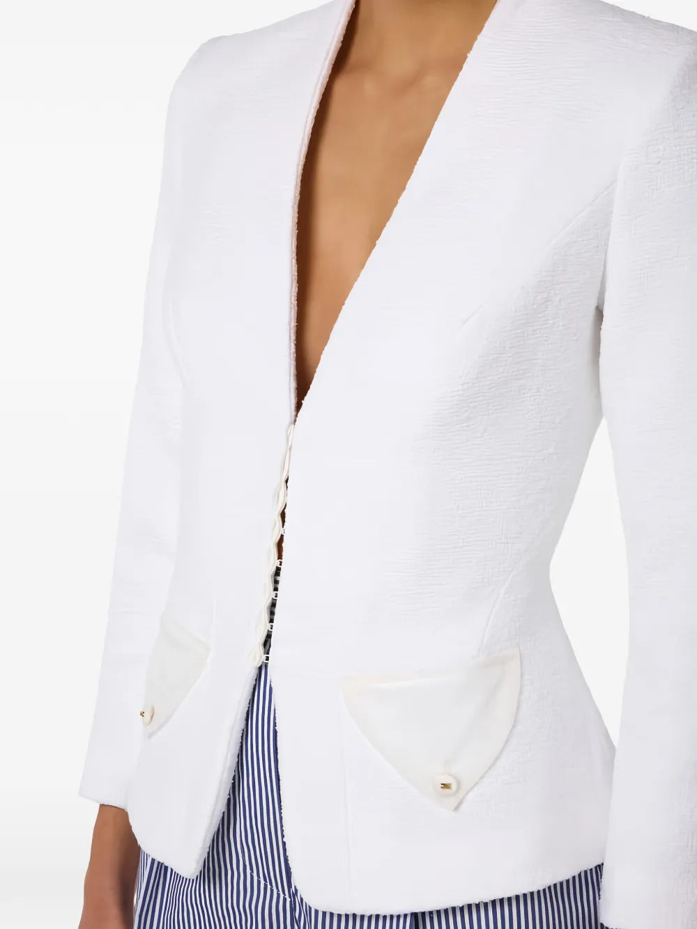 CHAQUETA ELISABETTA FRANCHI BOUCLÉ TWEED