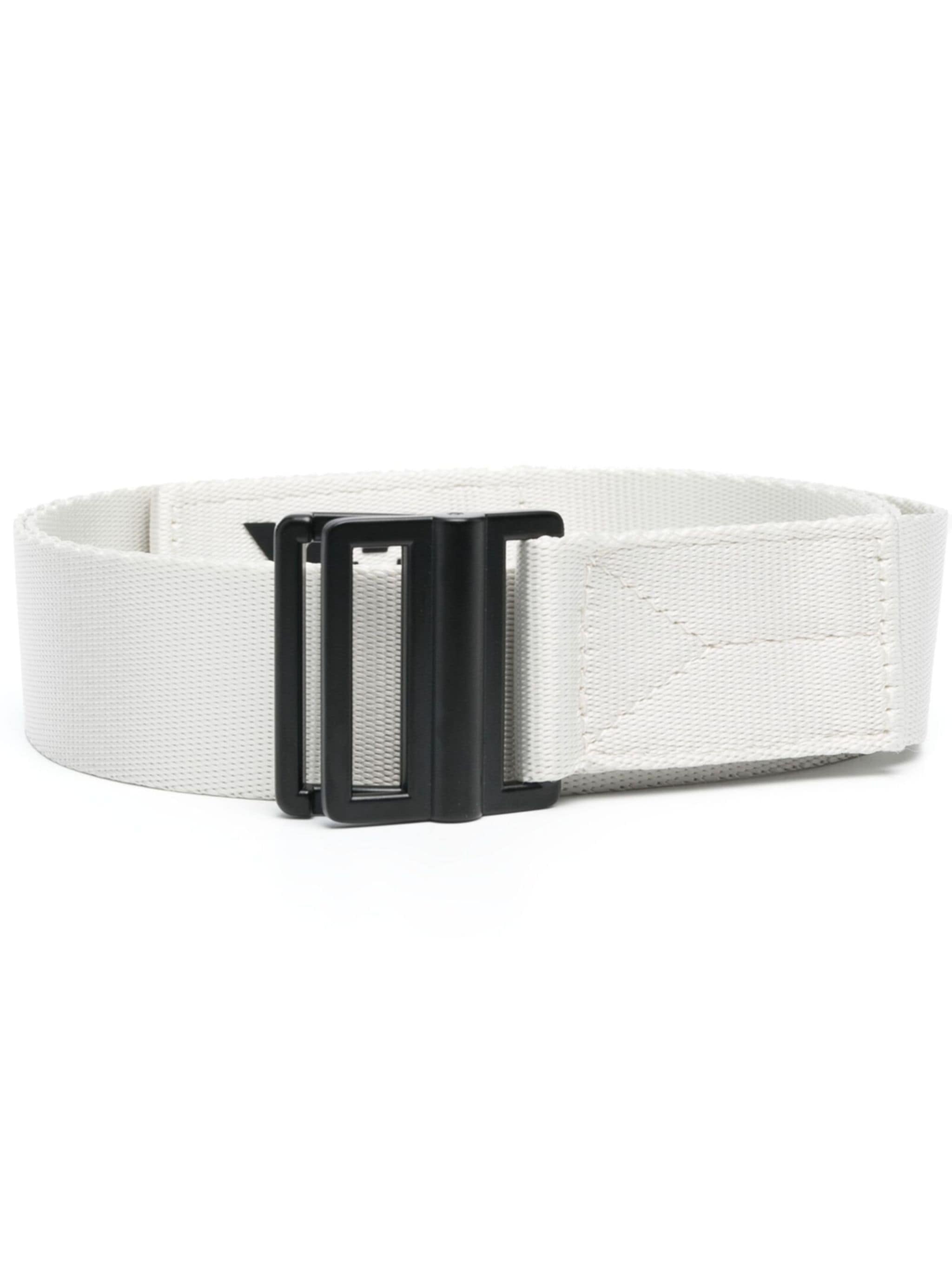 Y-3 LOGO-PRINT BUCKLE BELT