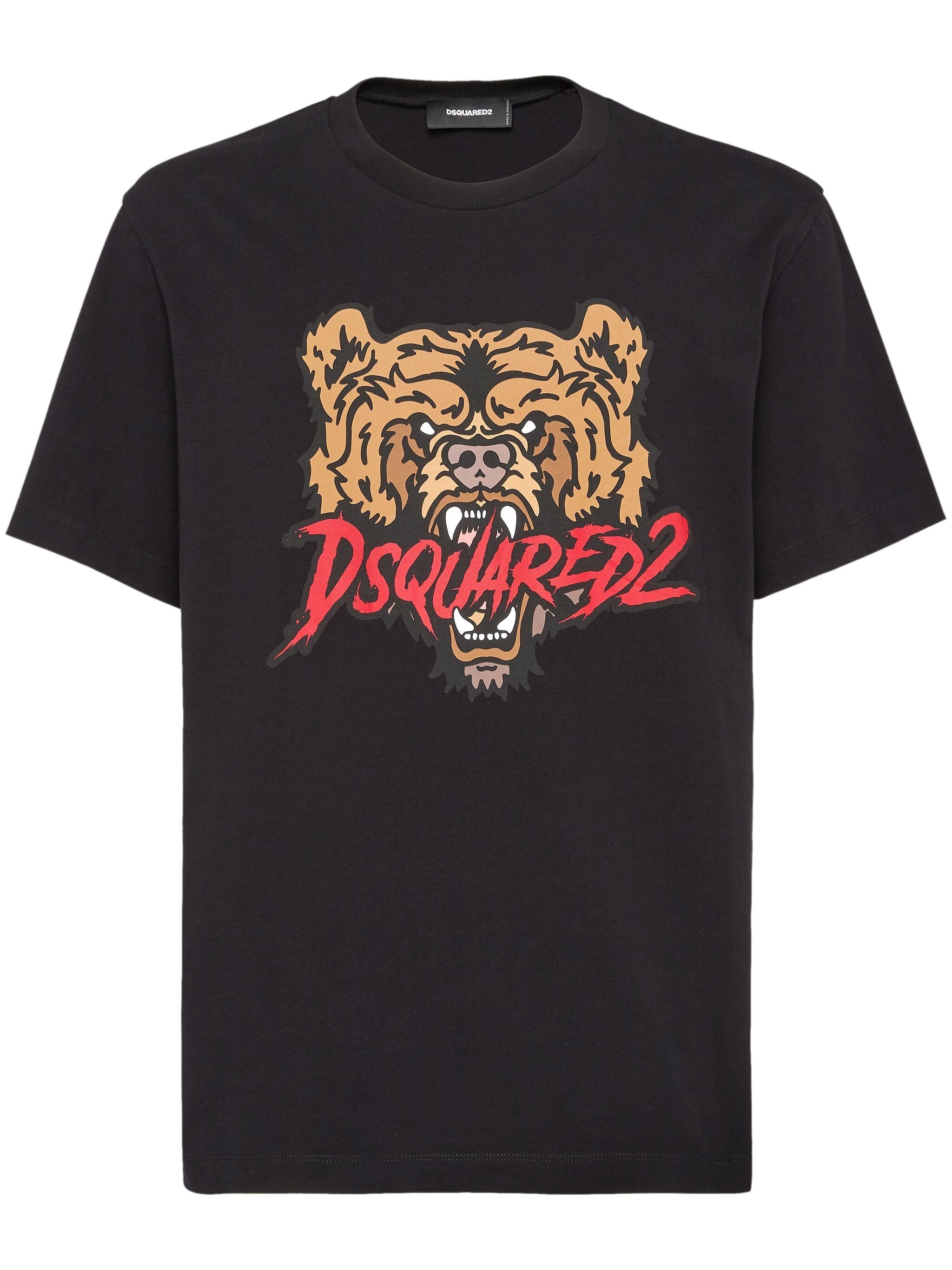 DSQUARED2 GRAPHIC-PRINT COTTON T-SHIRT