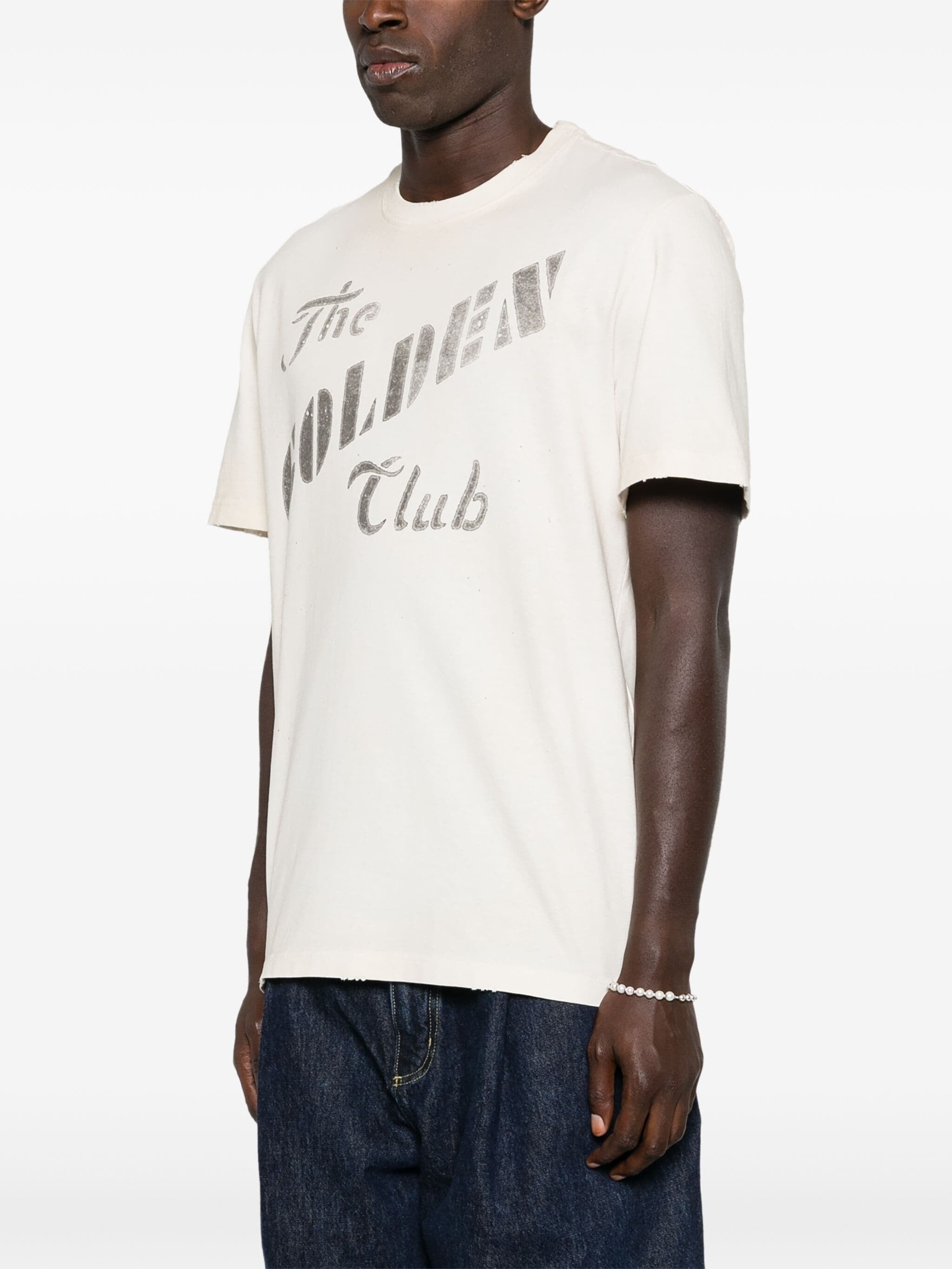 GOLDEN GOOSE PRINTED COTTON T-SHIRT