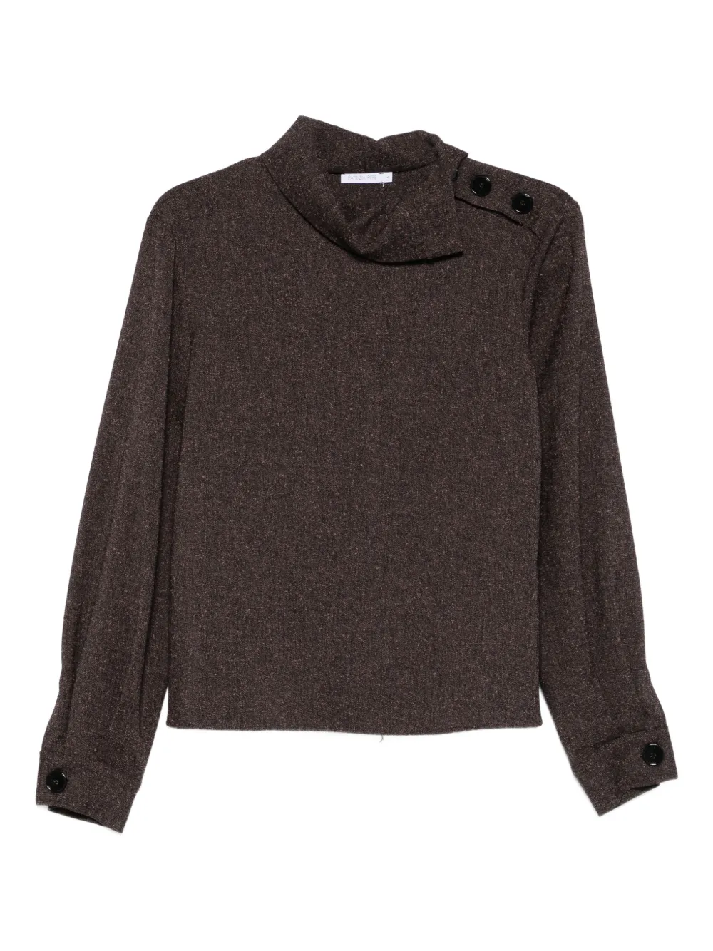 JERSEY PATRIZIA PEPE ROLL-NECK