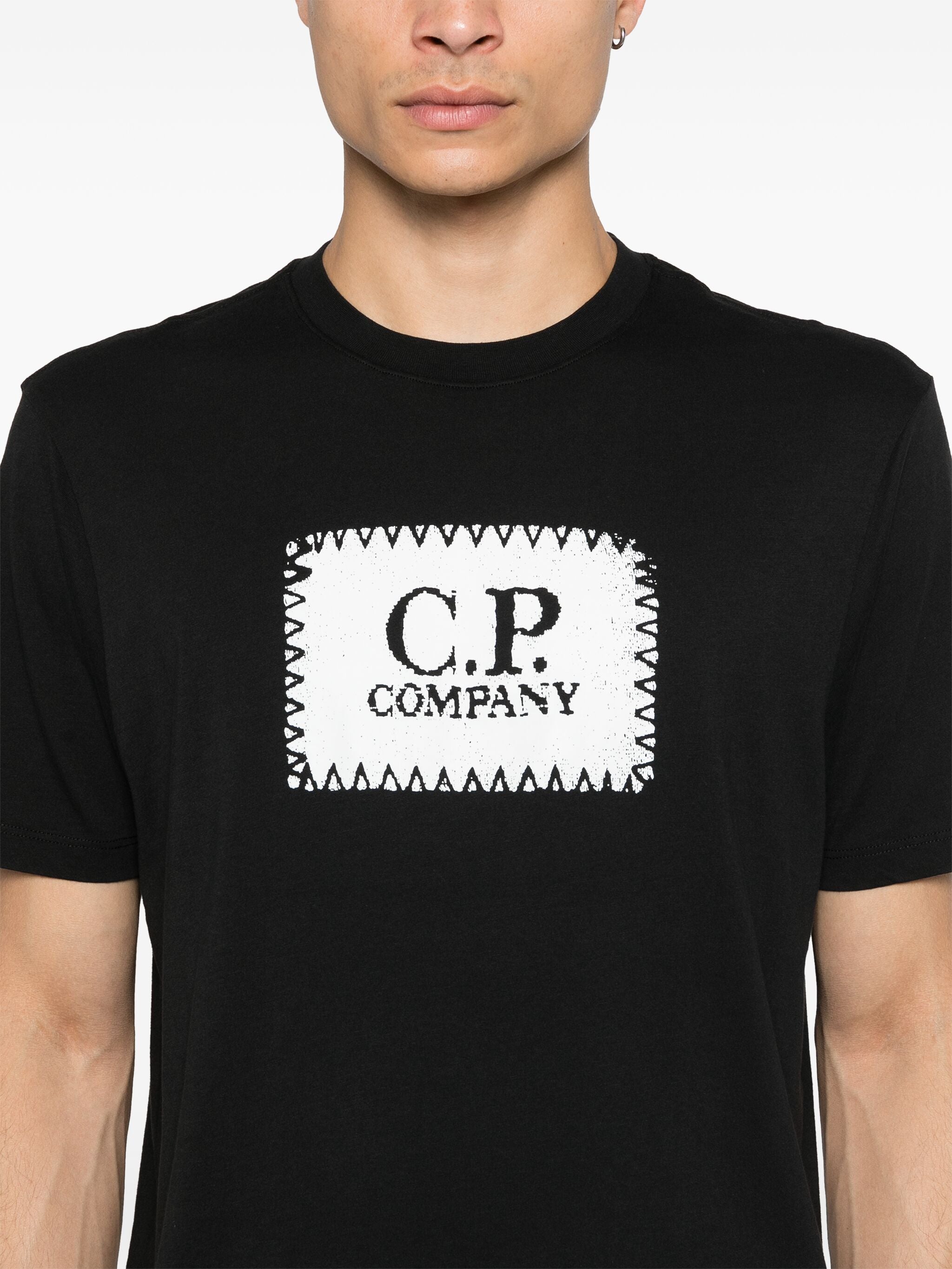 C.P. COMPANY LOGO-PRINT T-SHIRT