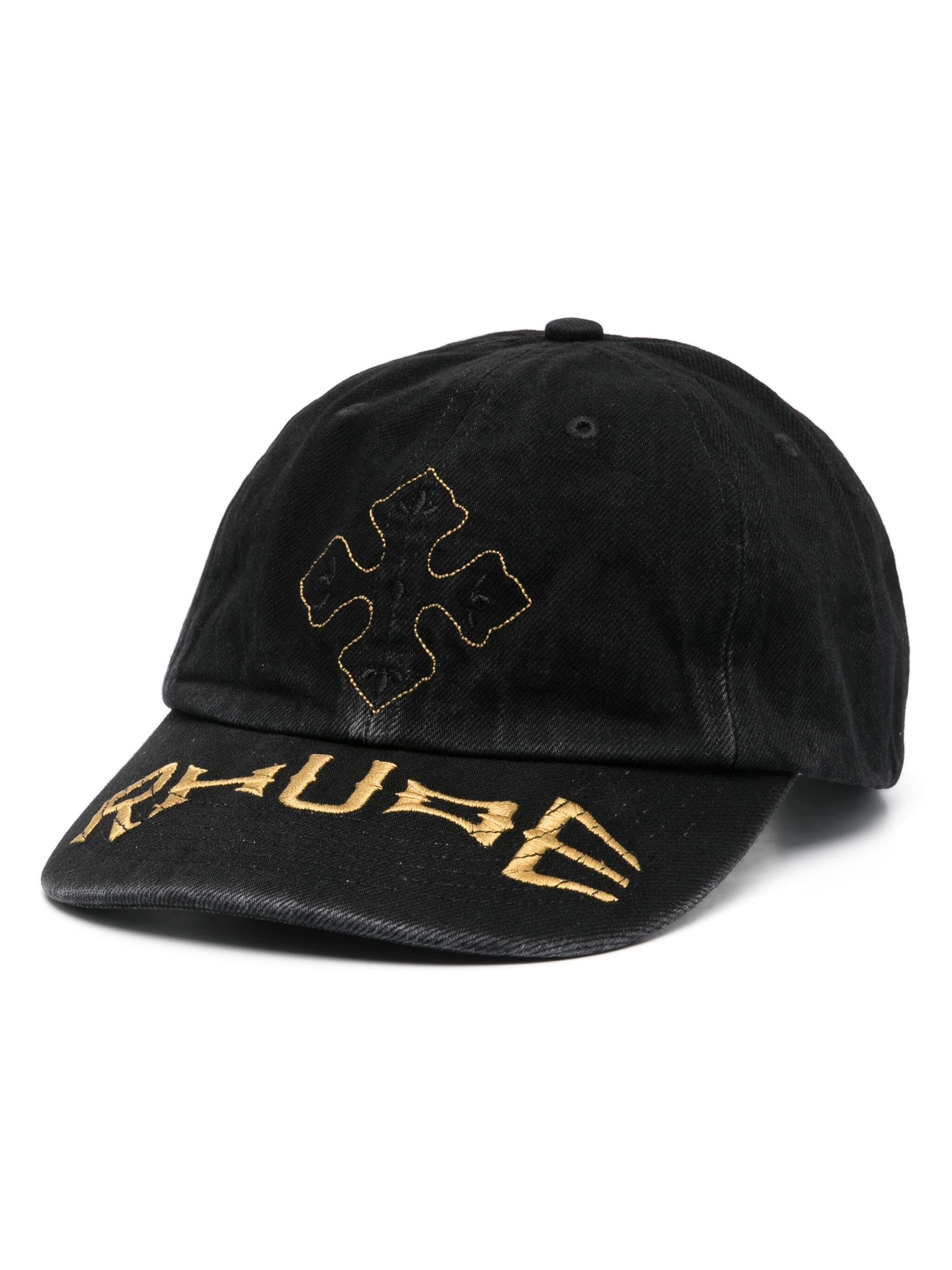 RHUDE LOGO-.EMBROIDERED CAP