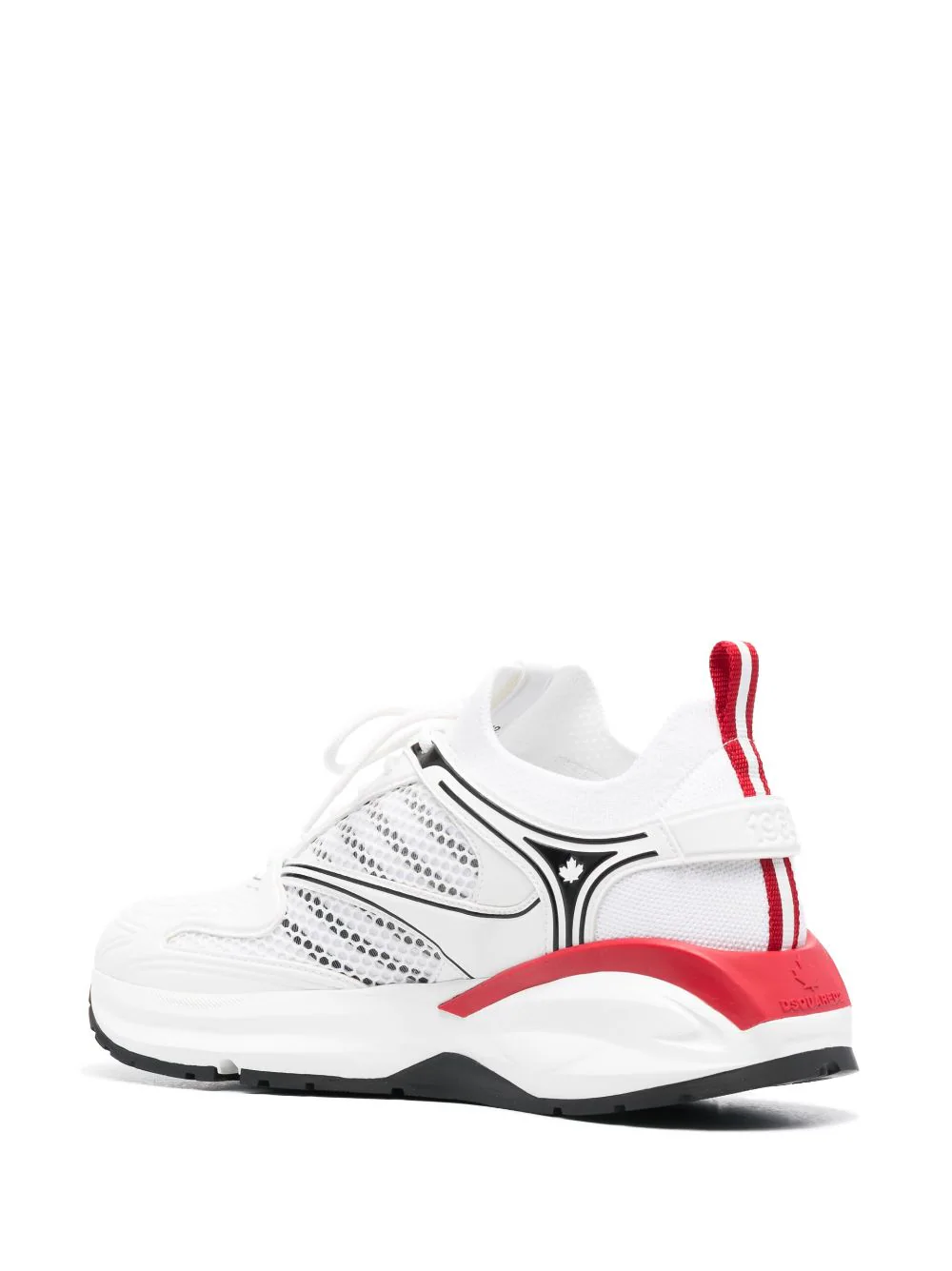 DSQUARED2 X DASH PANELLED LOW-TOP SNEAKERS