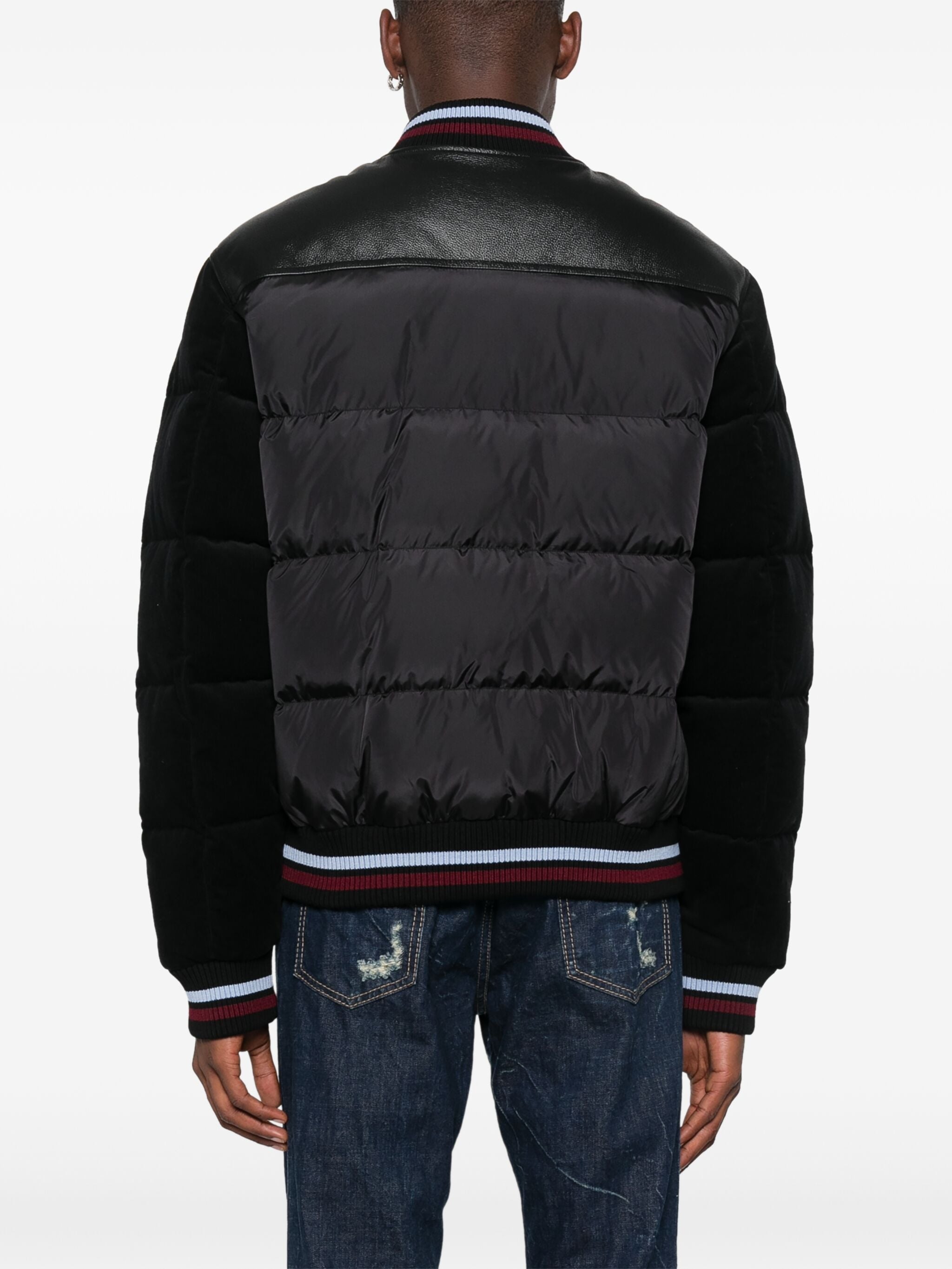 DSQUARED2 MIXED PUFFER BOMBER