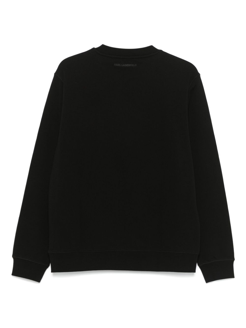 KARL LAGERFELD LOGO-RAISED SWEATSHIRT