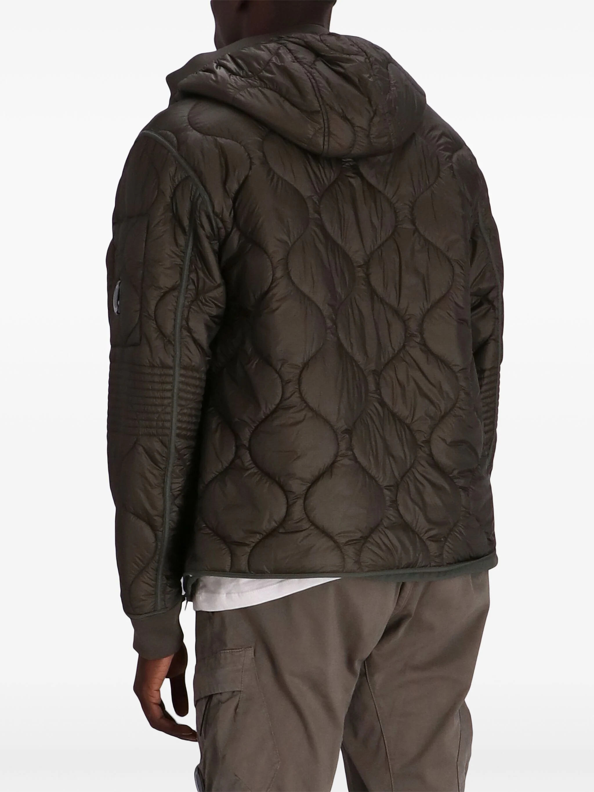 CP COMPANY PADDED HOODED JACKET