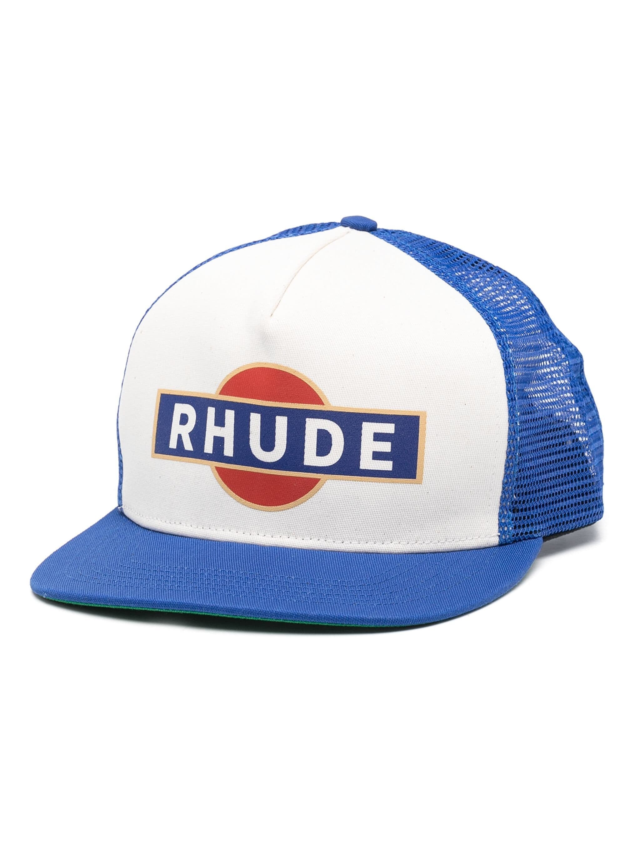 RHUDE LOGO-PRINT CAP