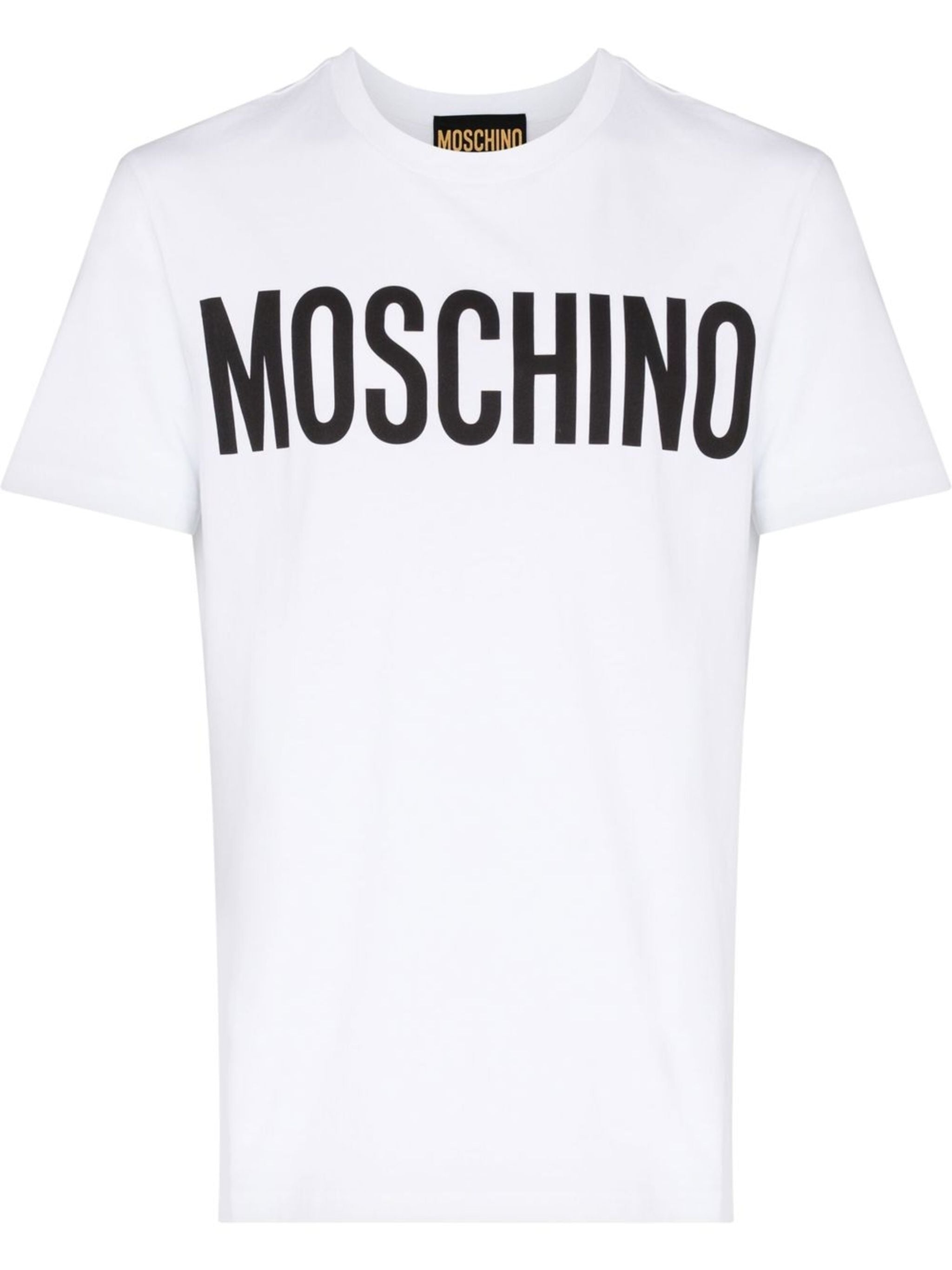 MOSCHINO LOGO-PRINT ORGANIC COTTON T-SHIRT