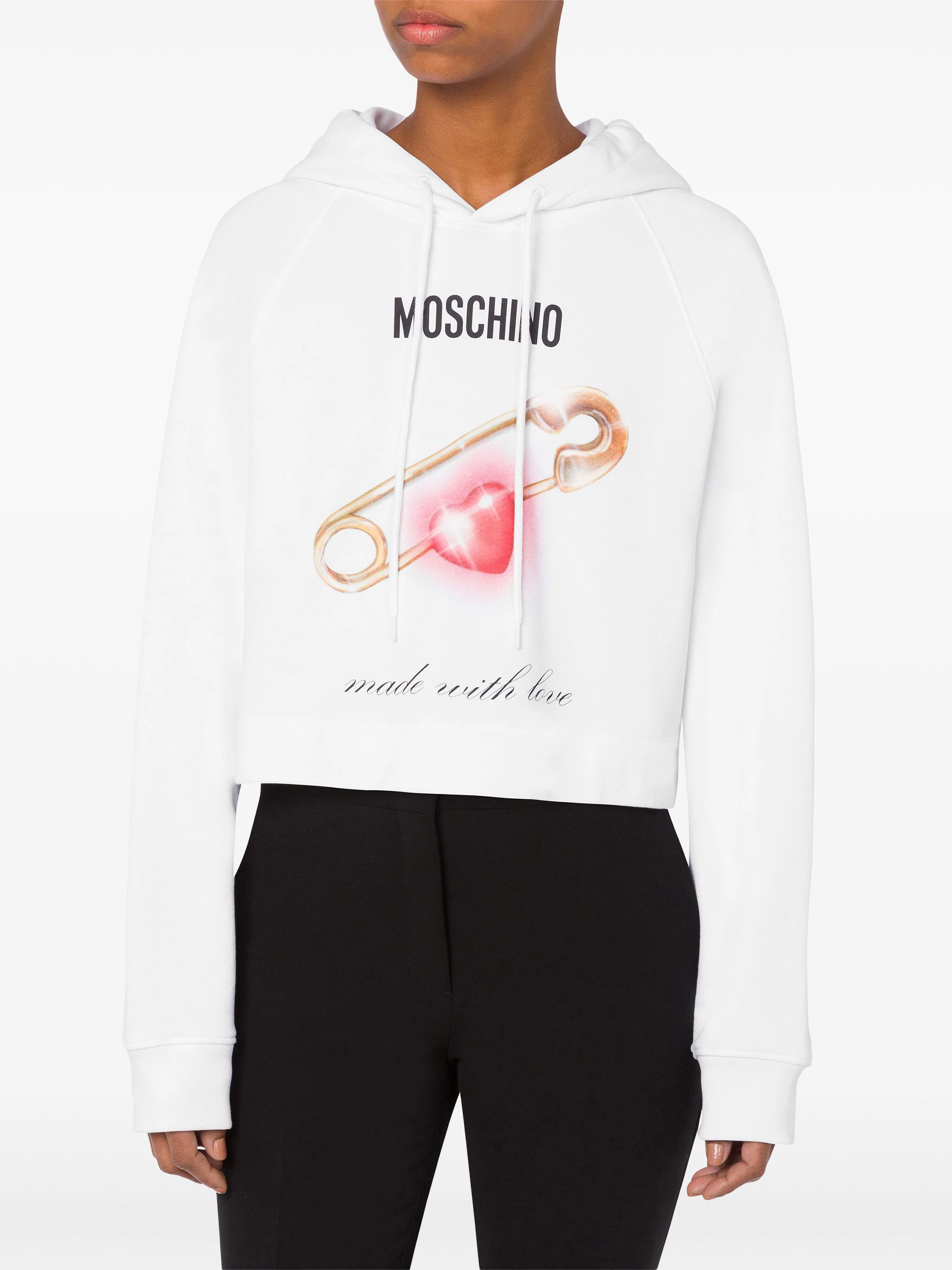 MOSCHINO GRAPHIC PRINT HOODIE