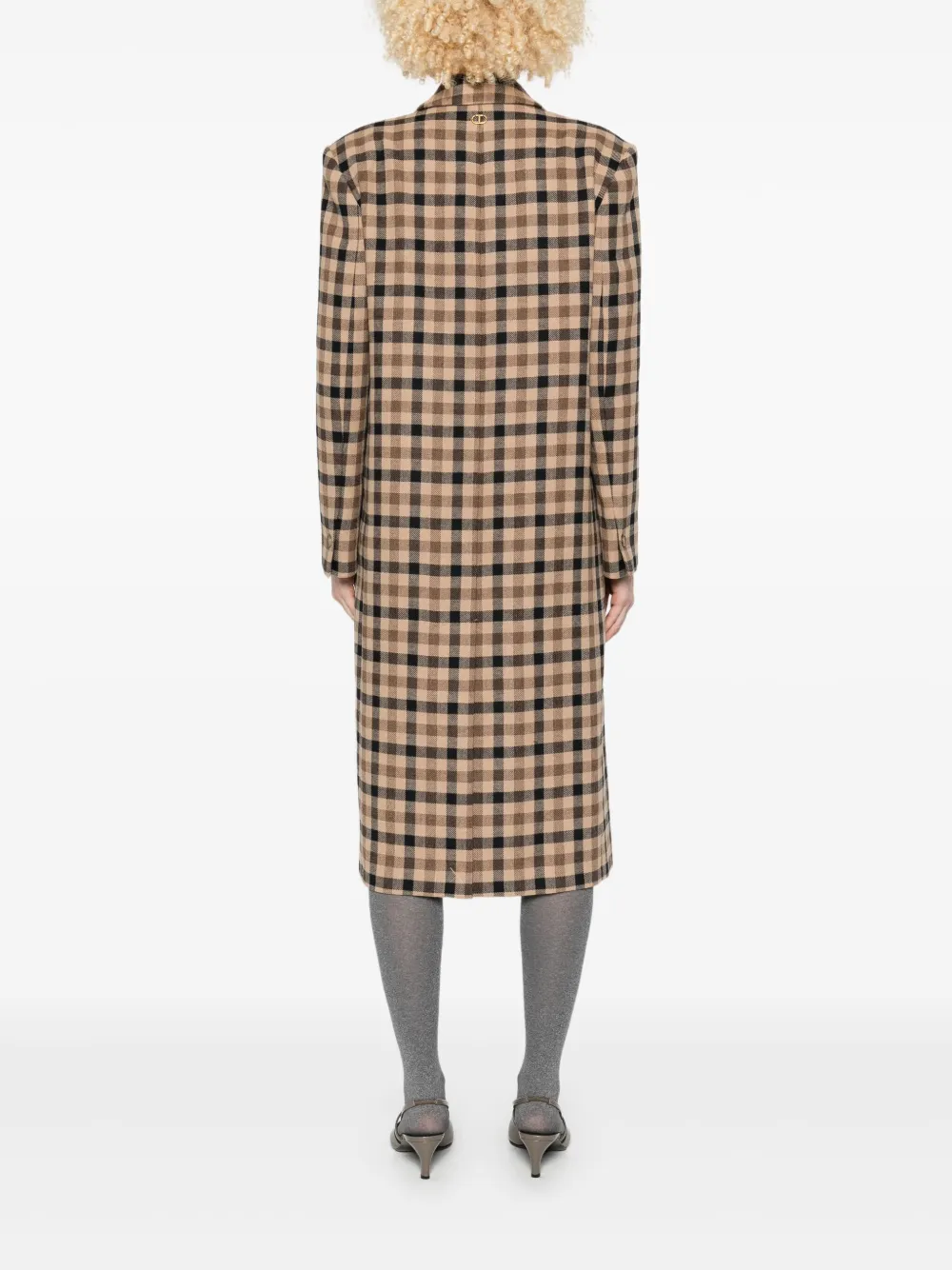 ABRIGO TWINSET CUADROS