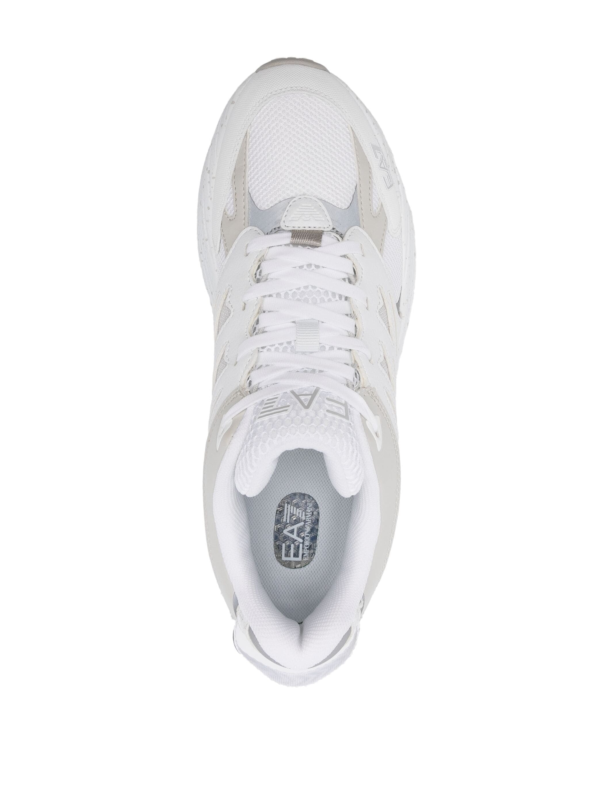 EA7 EMBOSSED-LOGO TRAINERS