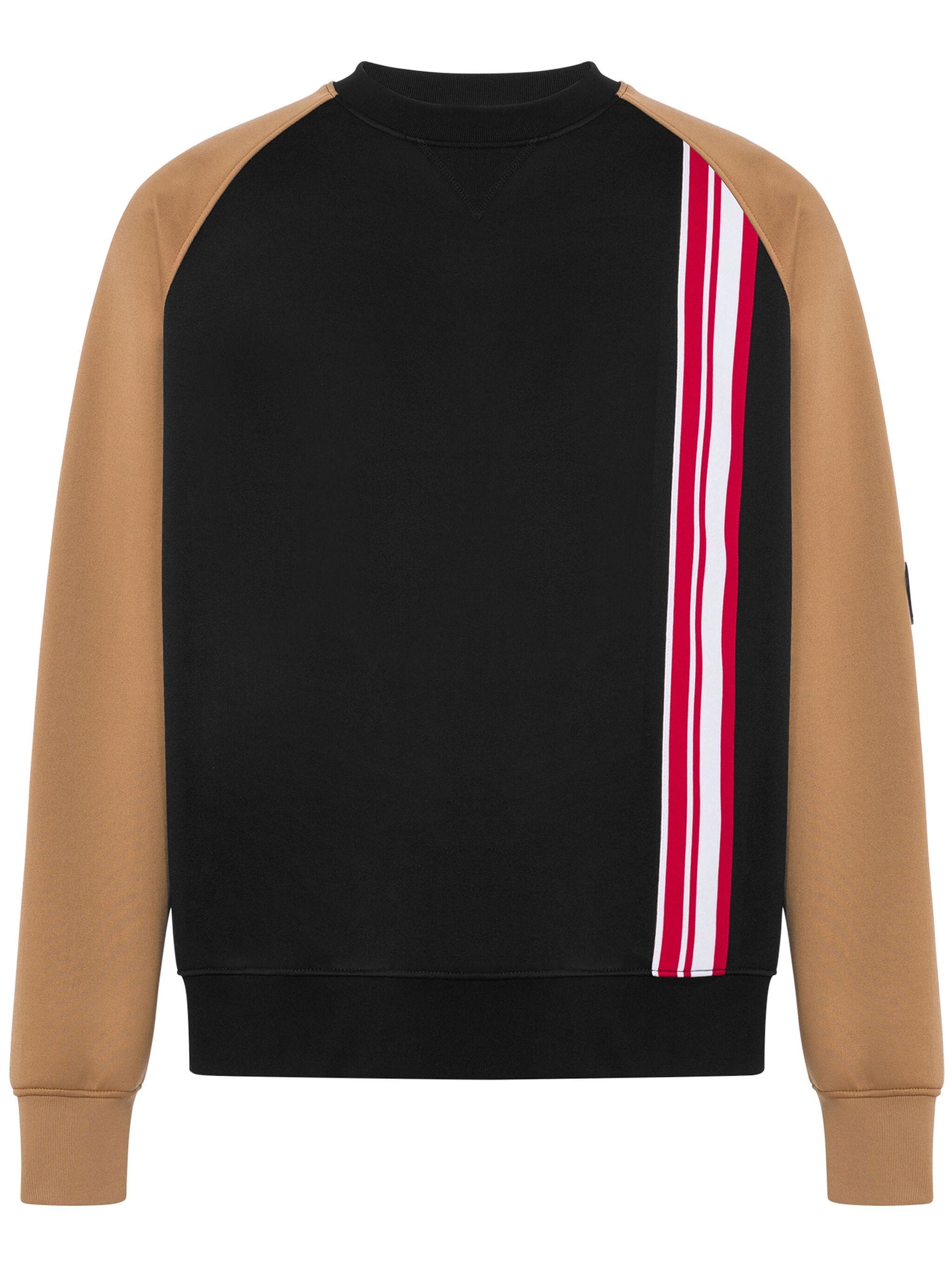 MOSCHINO COLOUR-BLOCK CREW-NECK SWEATSHIRT