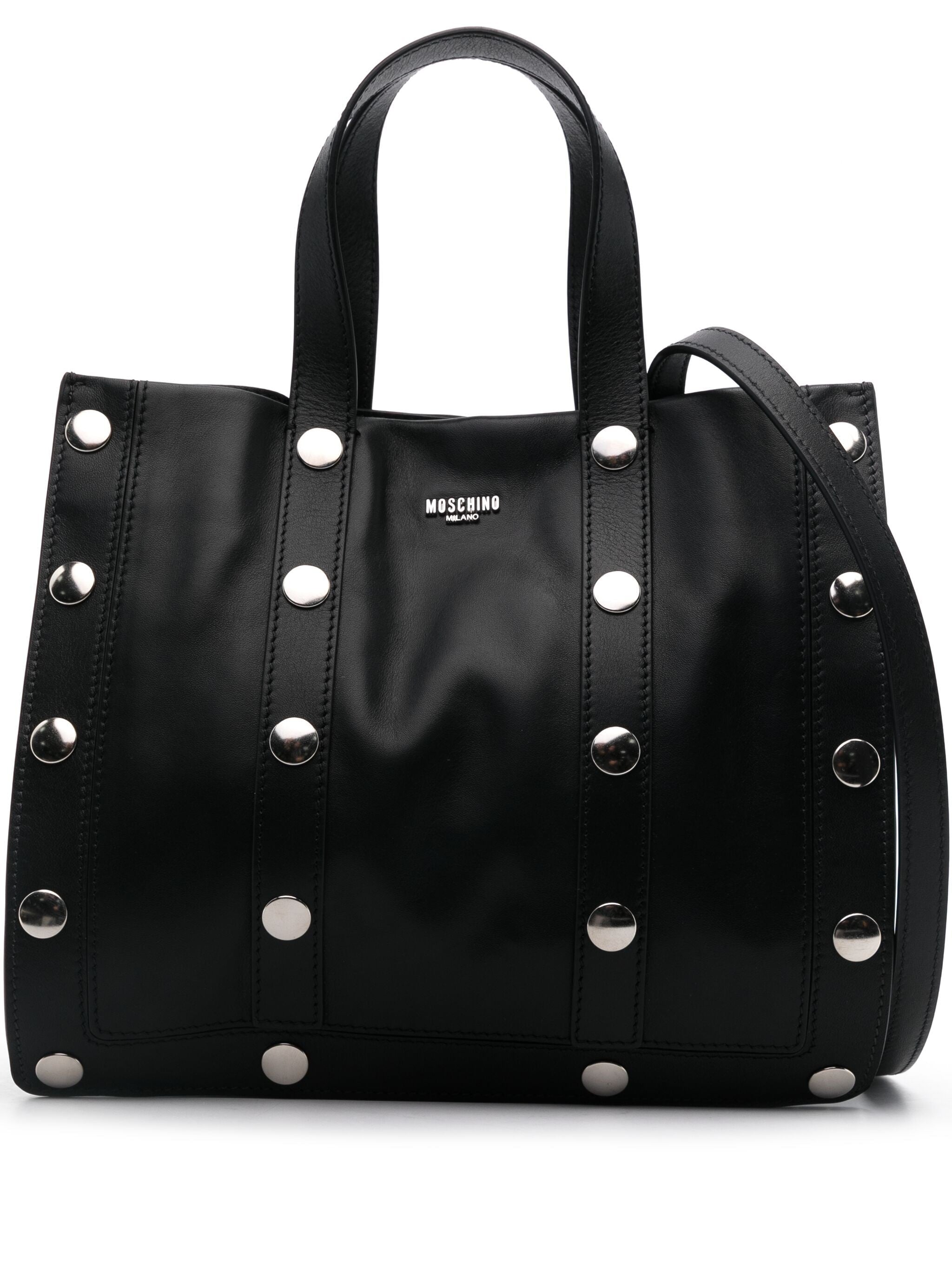 MOSCHINO STUDDED TOTE BAG