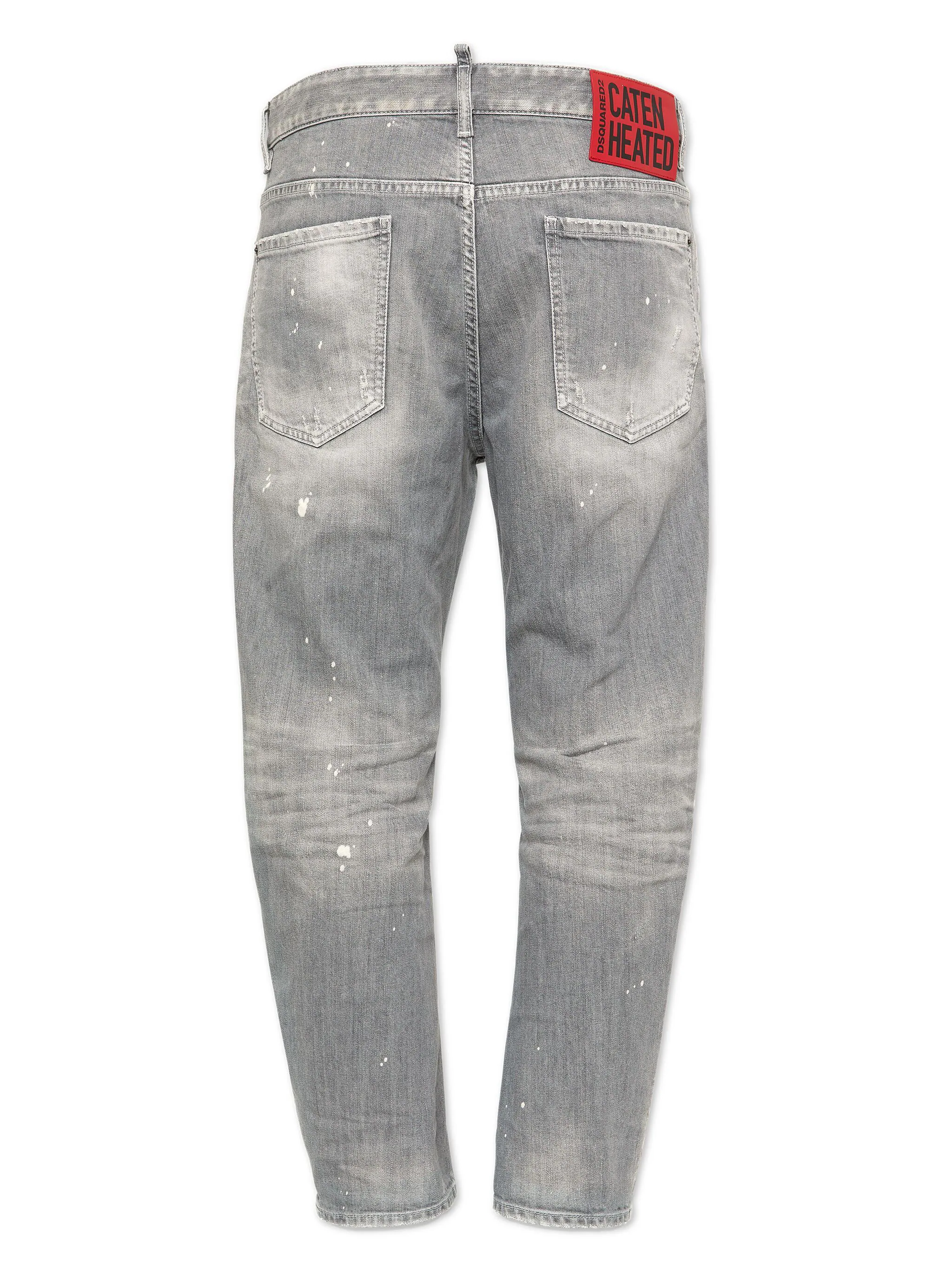 DSQUARED2 MID-RISE STRAIGHT-LEG JEANS