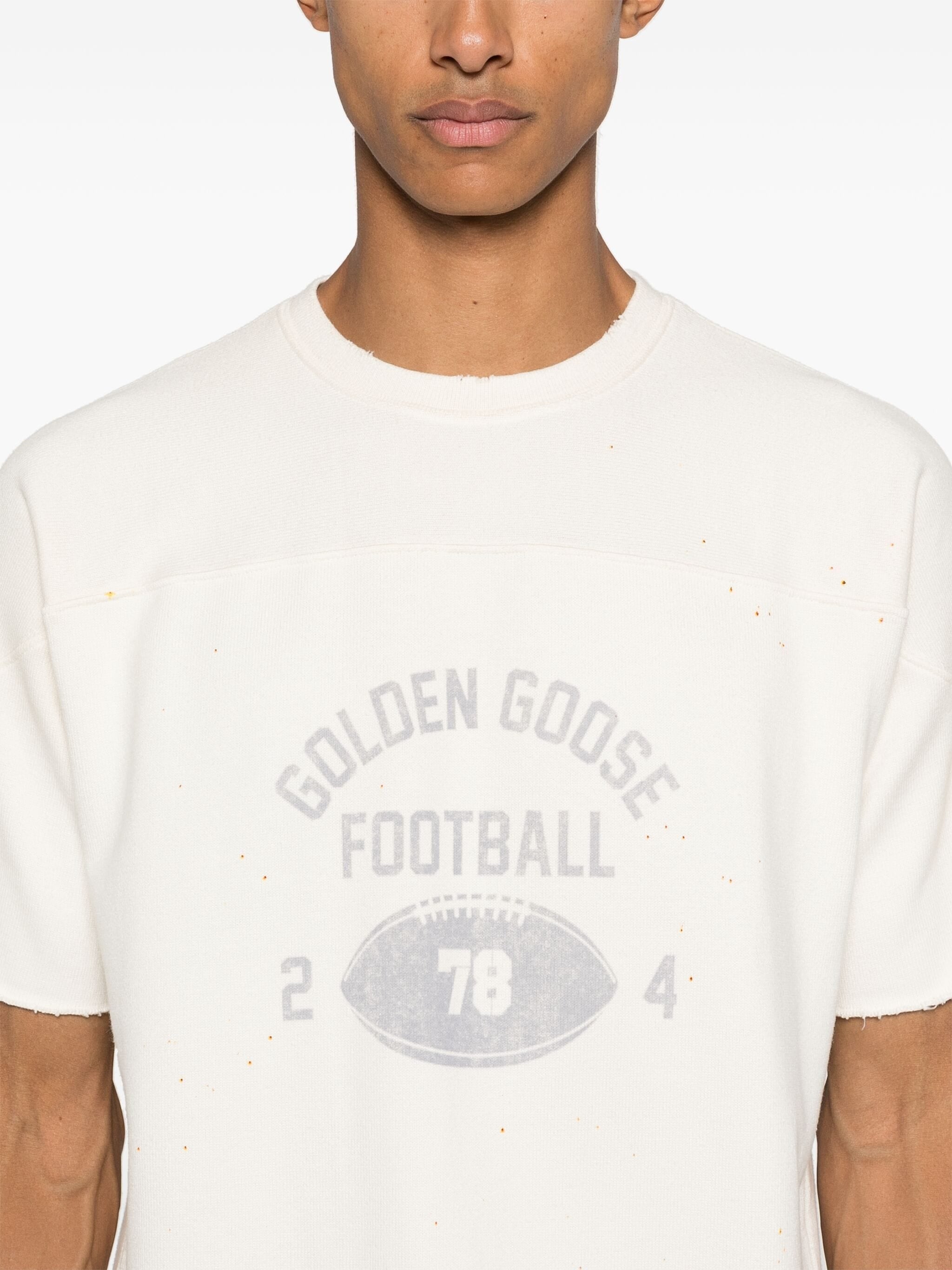 GOLDEN GOOSE COTTON T-SHIRT